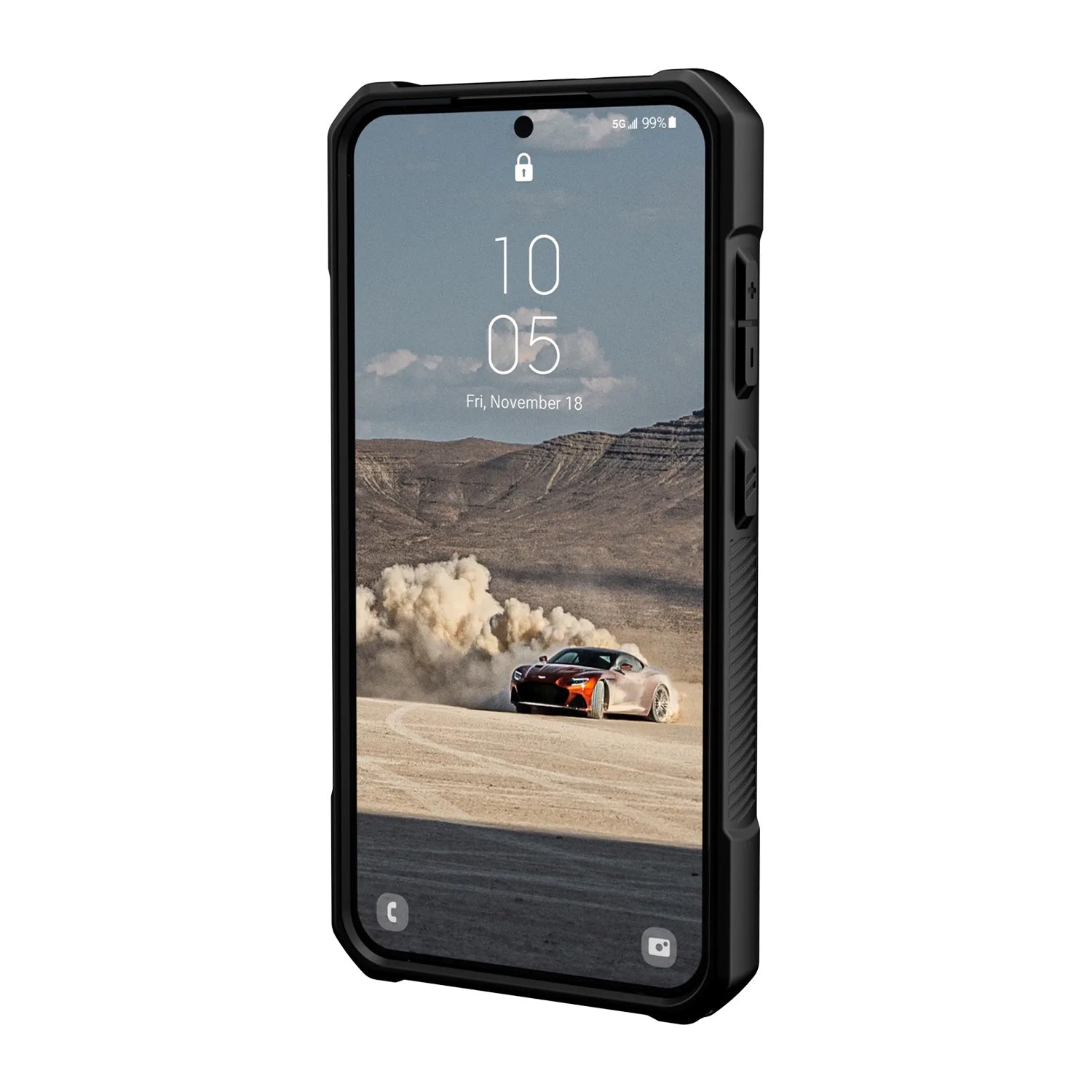UAG Samsung Galaxy S23 Plus Case Monarch Carbon Fiber Black