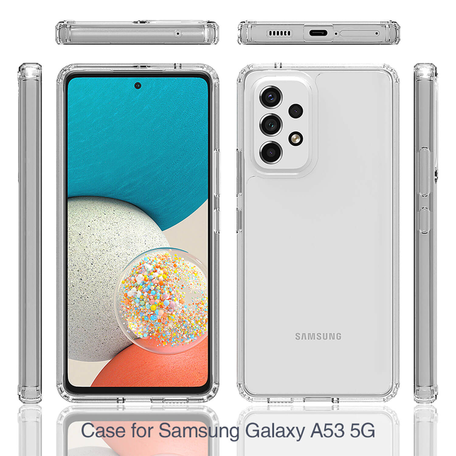 Tough On Samsung Galaxy A53 5G Case Clear Air