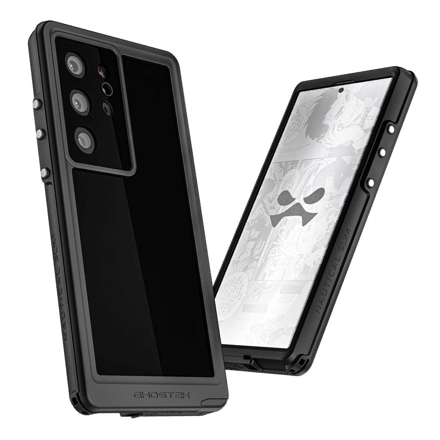 Ghostek Samsung Galaxy S23 Ultra Case Nautical Slim Extreme Waterproof Black