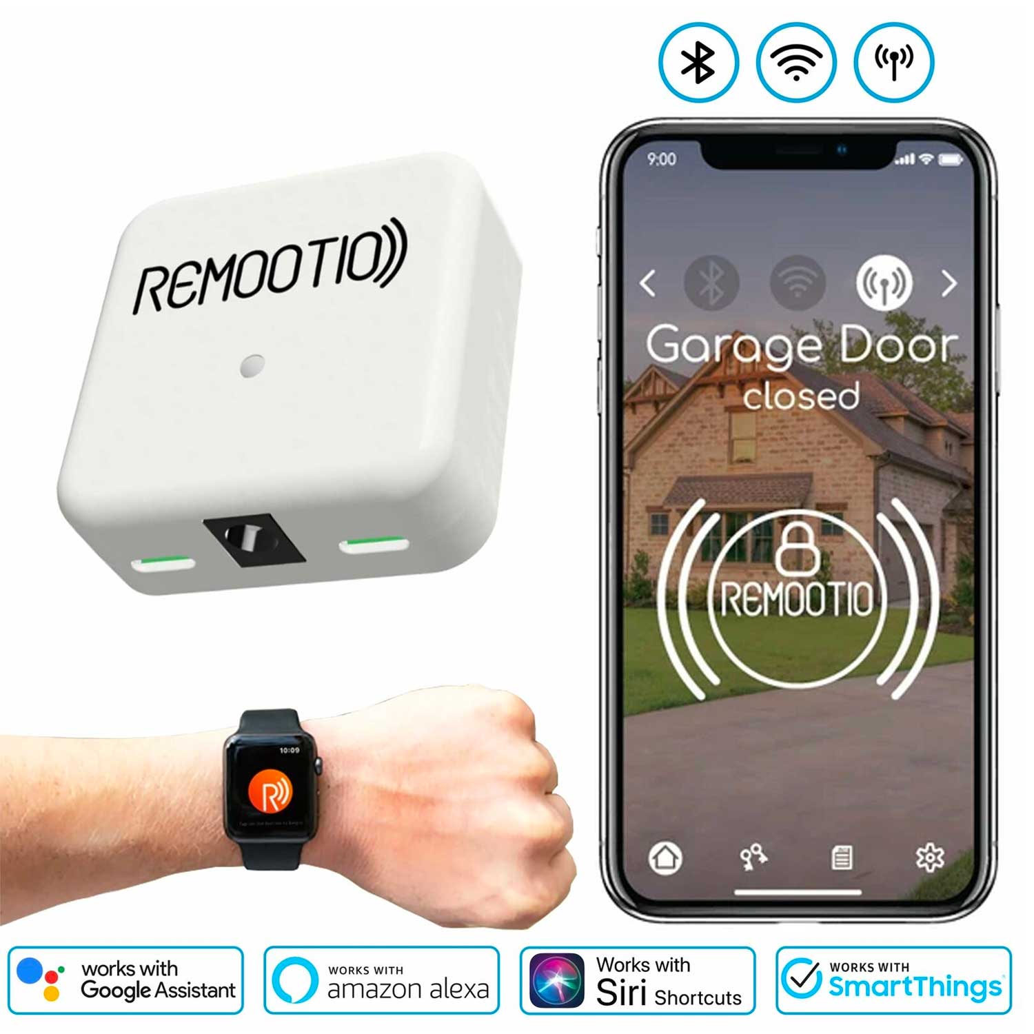 Remootio 3 WiFi and Bluetooth Smart Auto Garage Door Opener