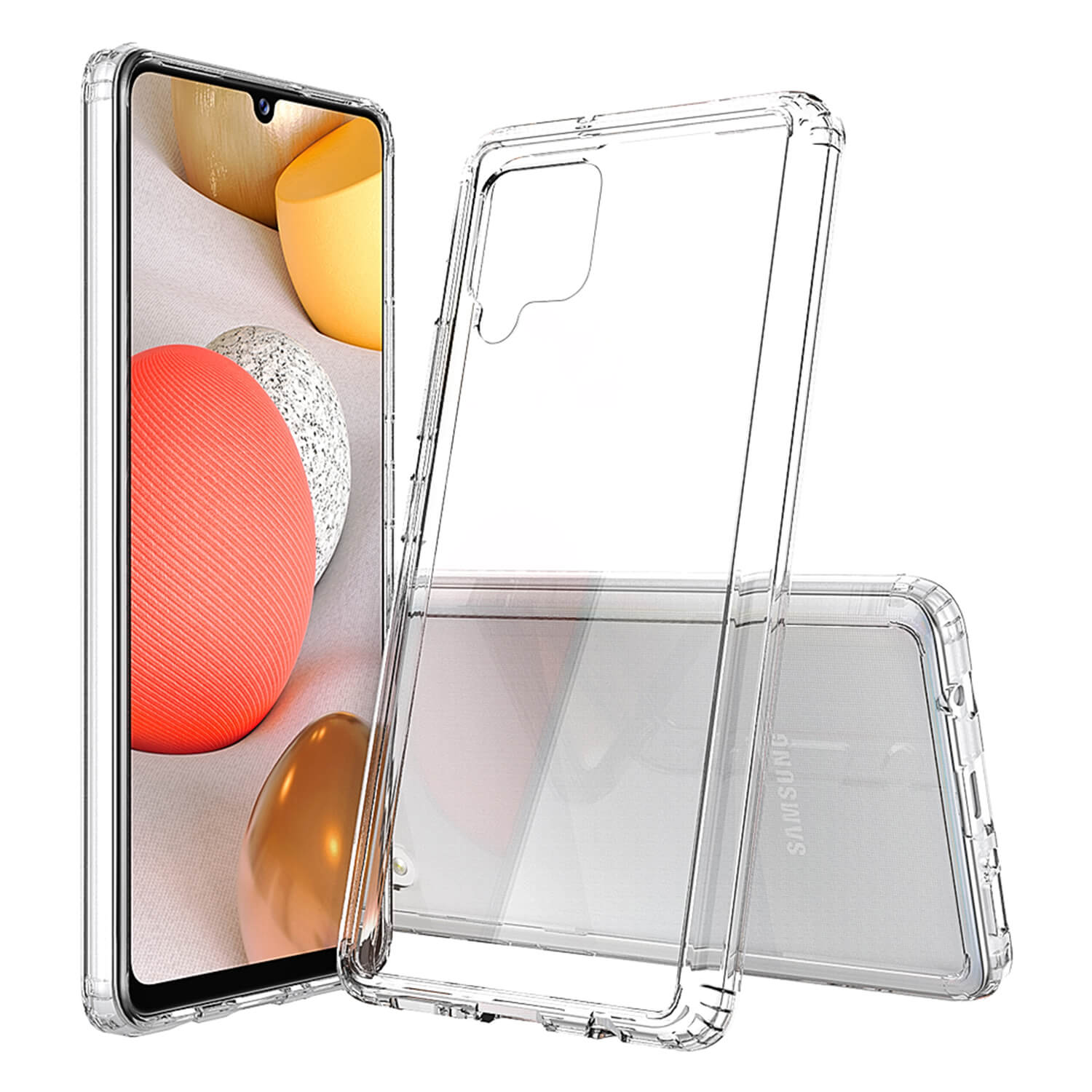 Tough On Samsung Galaxy A42 5G Case Slim Hybrid Clear