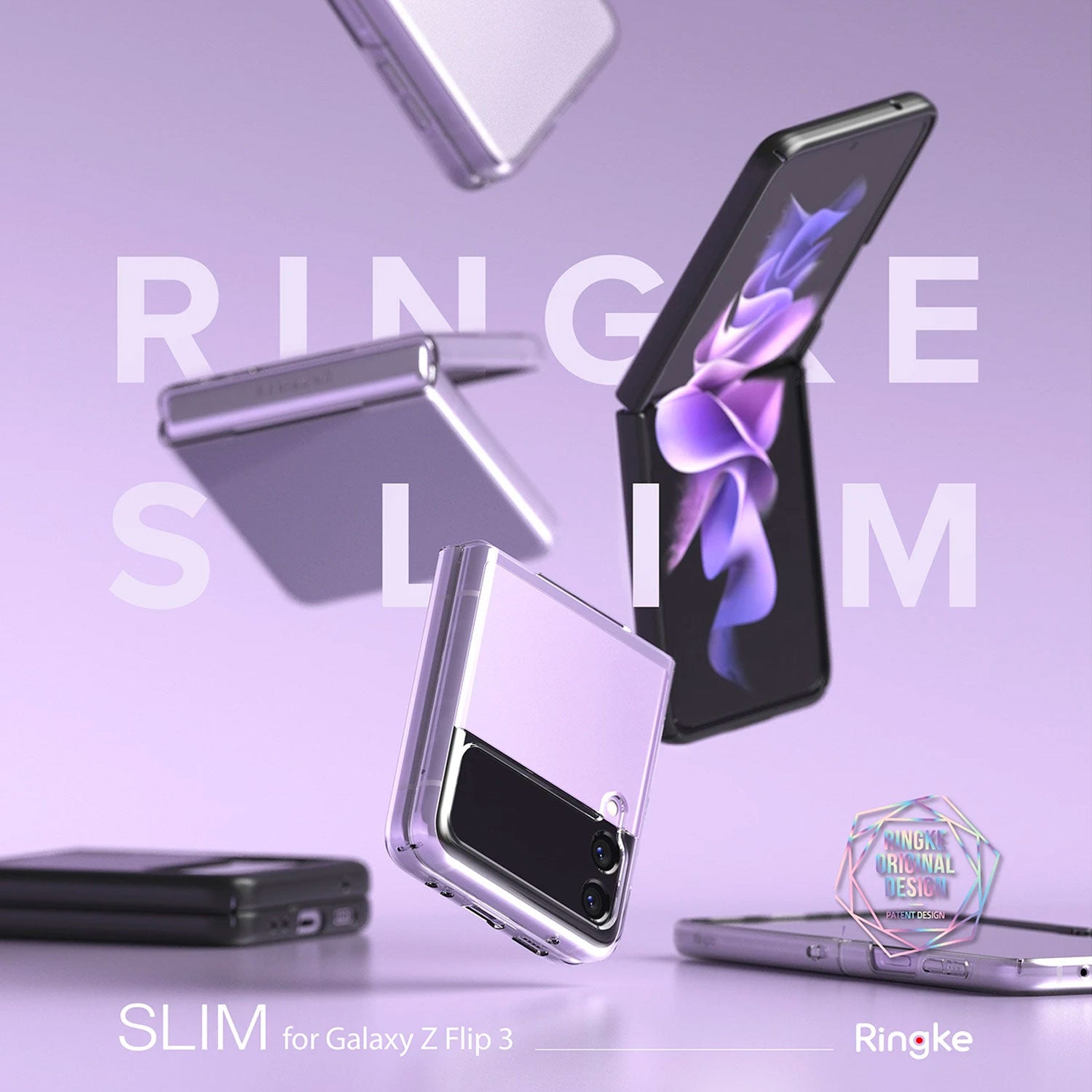 Ringke Samsung Galaxy Z Flip 3 Case Slim Black