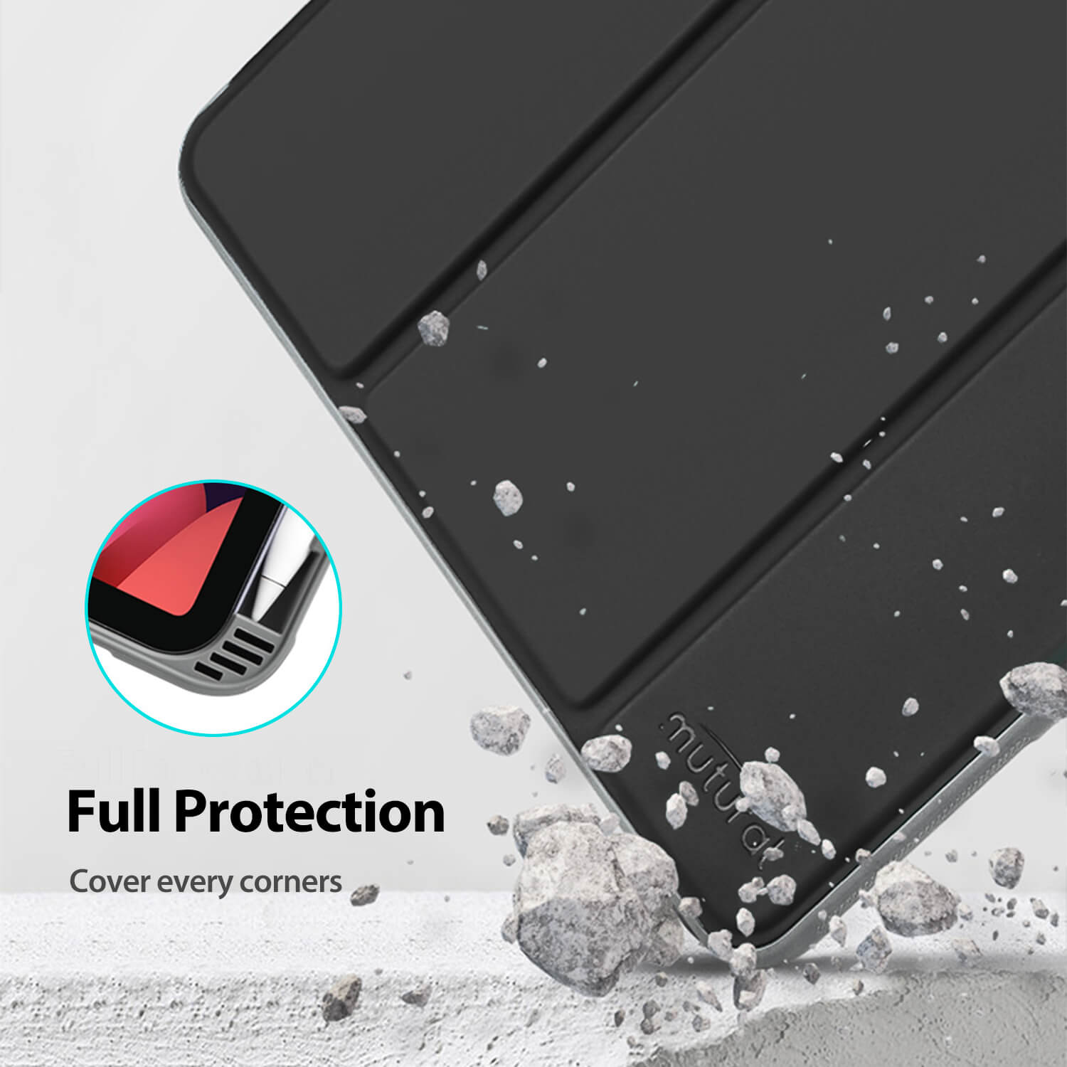 Tough On iPad mini 7/mini 6 Smart Cover Clear