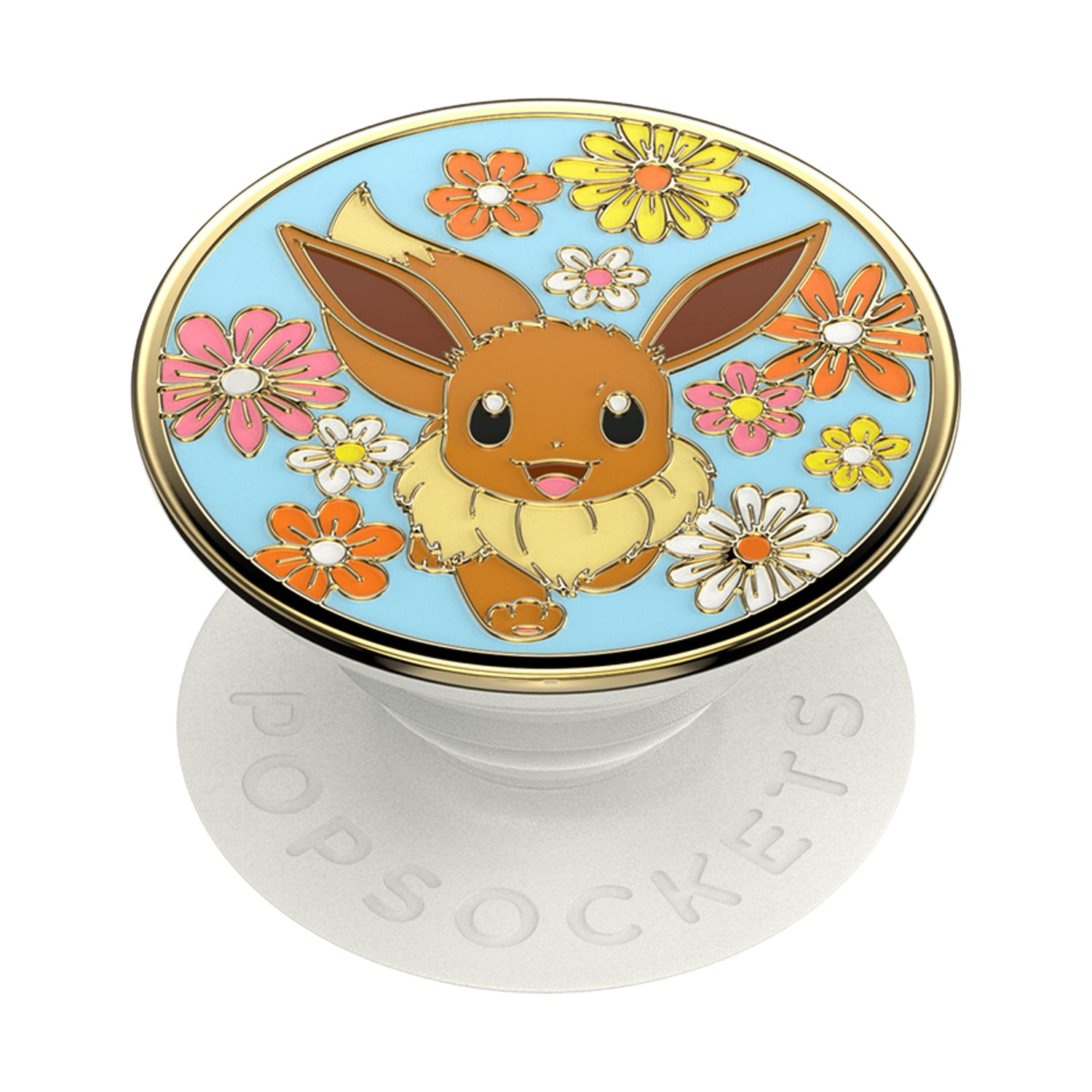 PopSockets PopGrip Universal Pokemon Enamel Floral Eevee