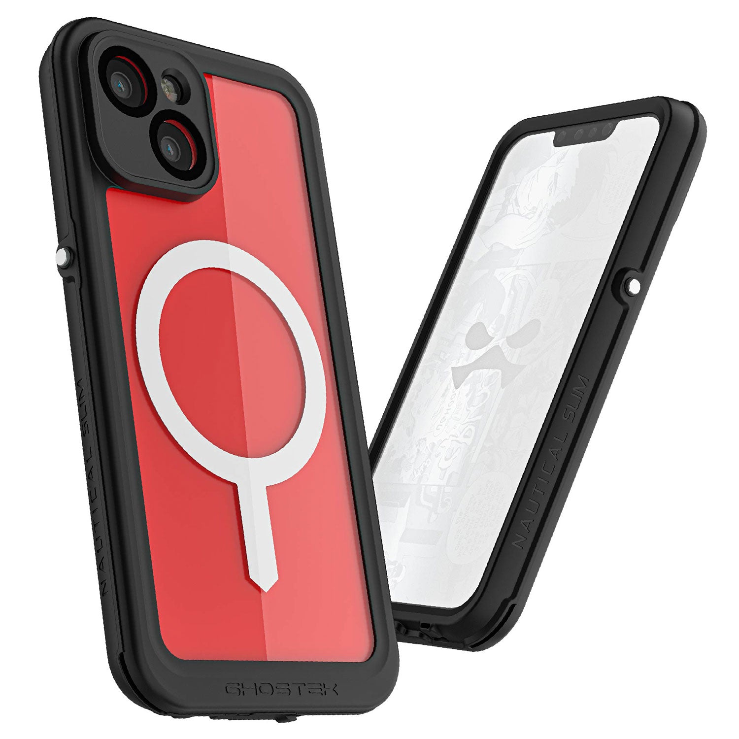 Ghostek iPhone 14 Case Nautical Slim Waterproof w/ Magsafe Clear