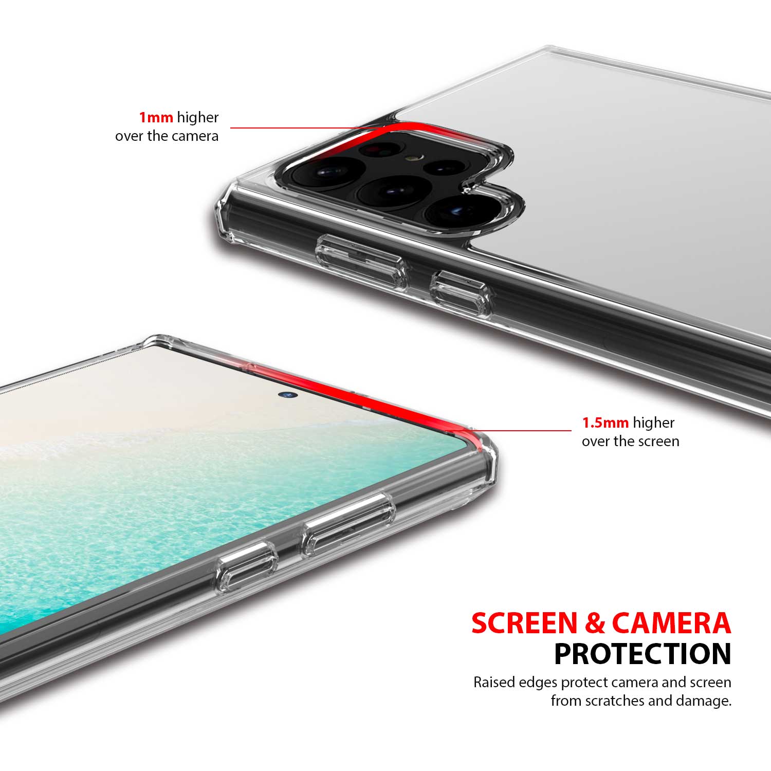 Tough On Samsung Galaxy S23 Ultra Case Clear Air