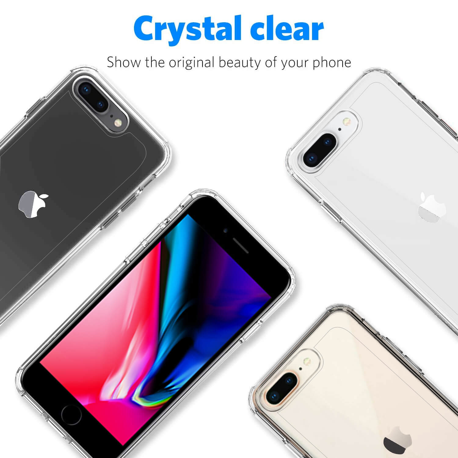iPhone 8 Plus & 7 Plus Tough On Slim Hybrid Clear