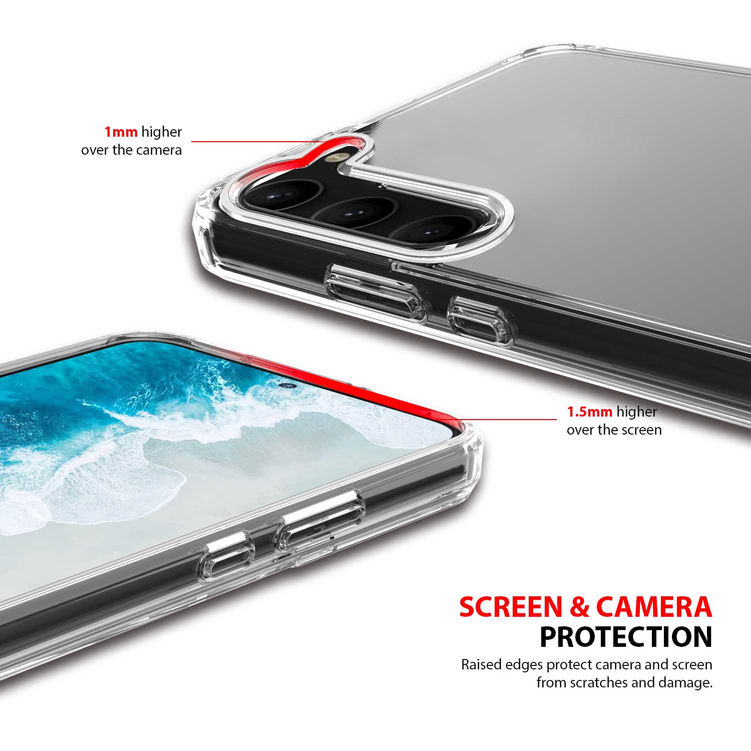 Tough On Samsung Galaxy S23 Case Clear Air