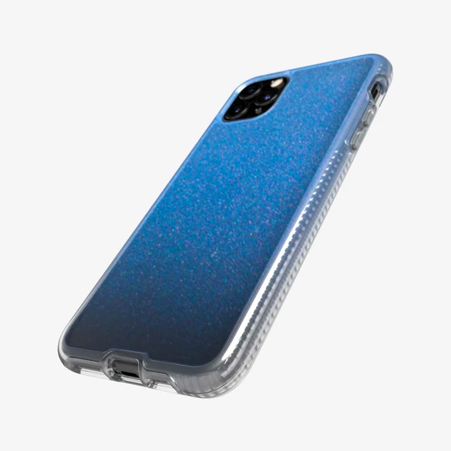 Tech21 iPhone 11 Pro / X / XS Case Pure Shimmer Tough Blue Iridescent