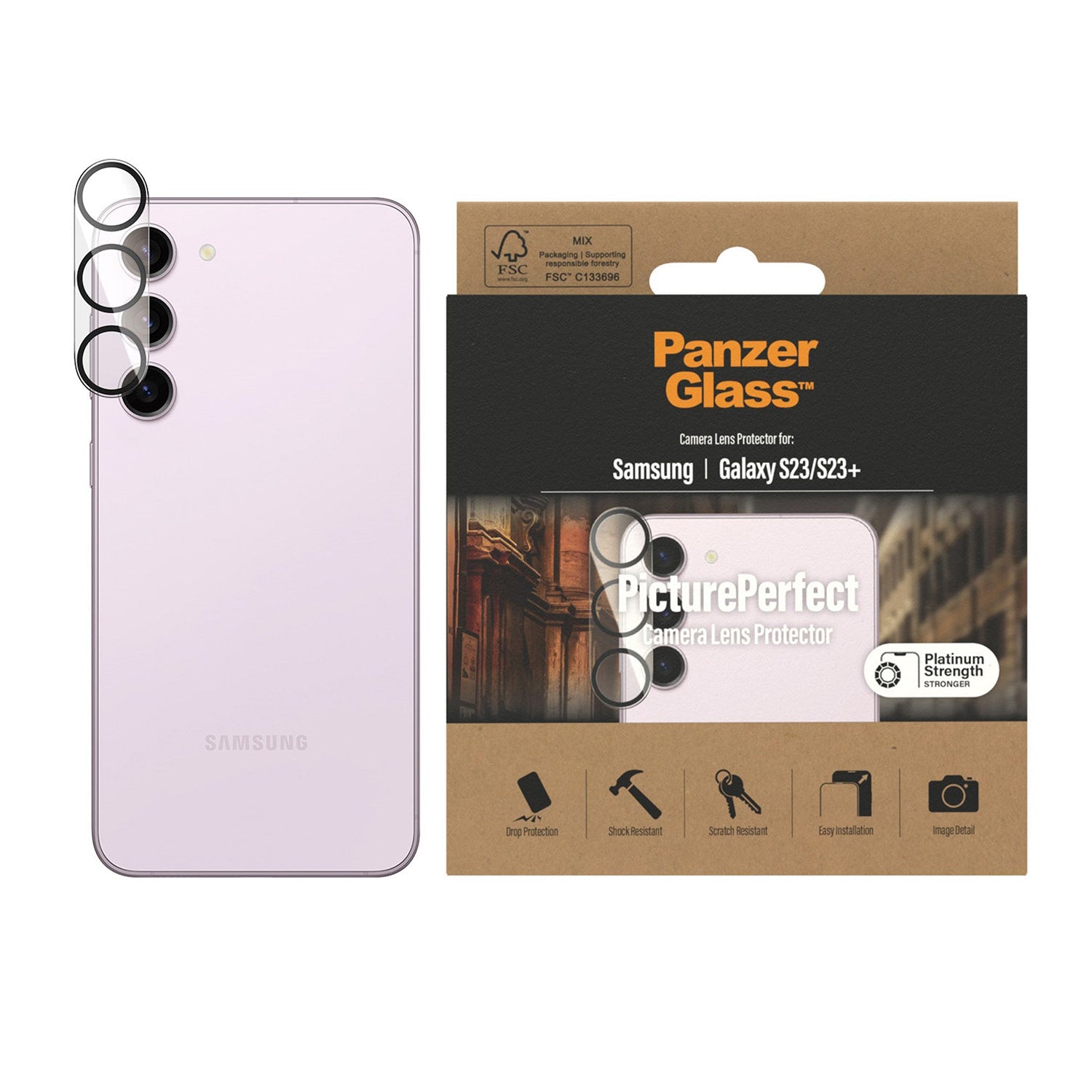 PanzerGlass Samsung Galaxy S23 PicturePerfect Camera Protector