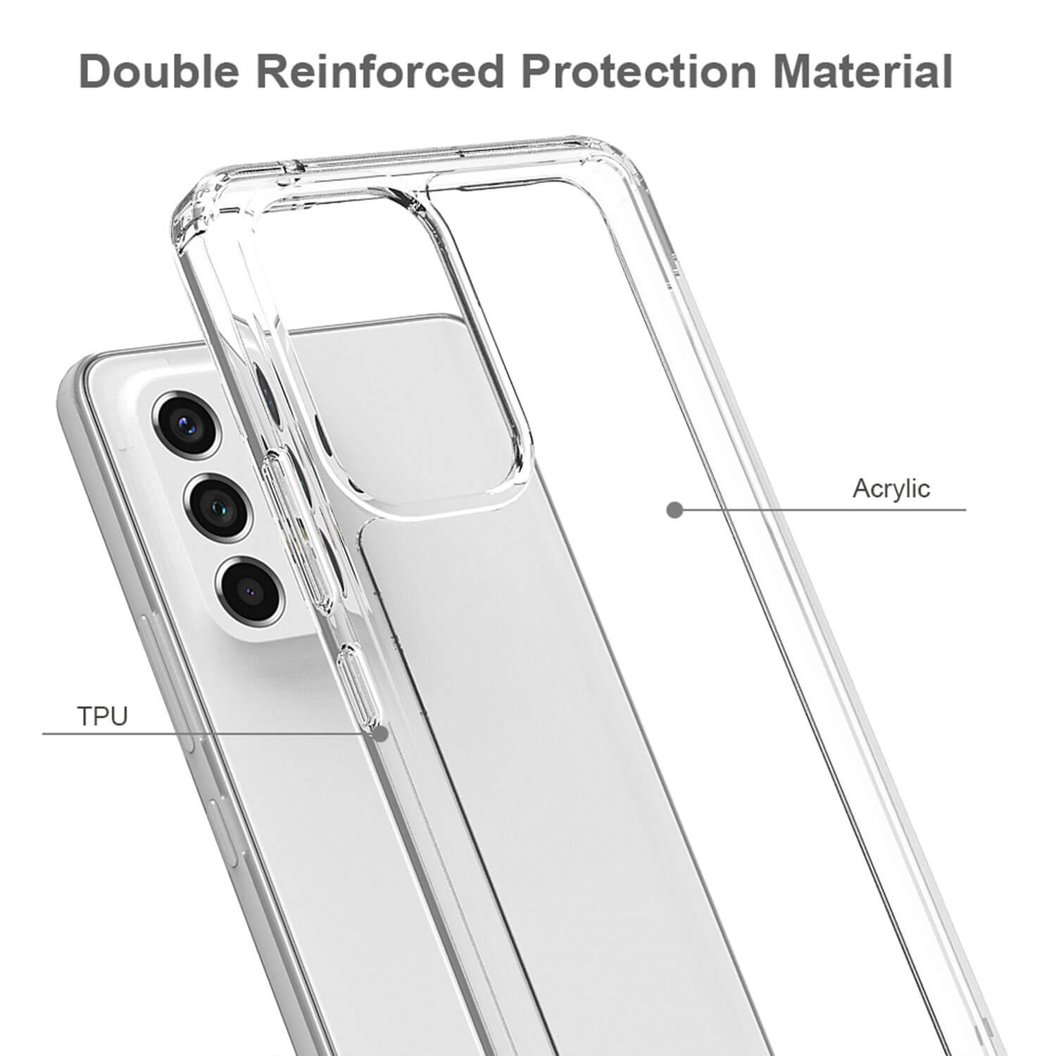 Tough On Samsung Galaxy A53 5G Case Clear Air