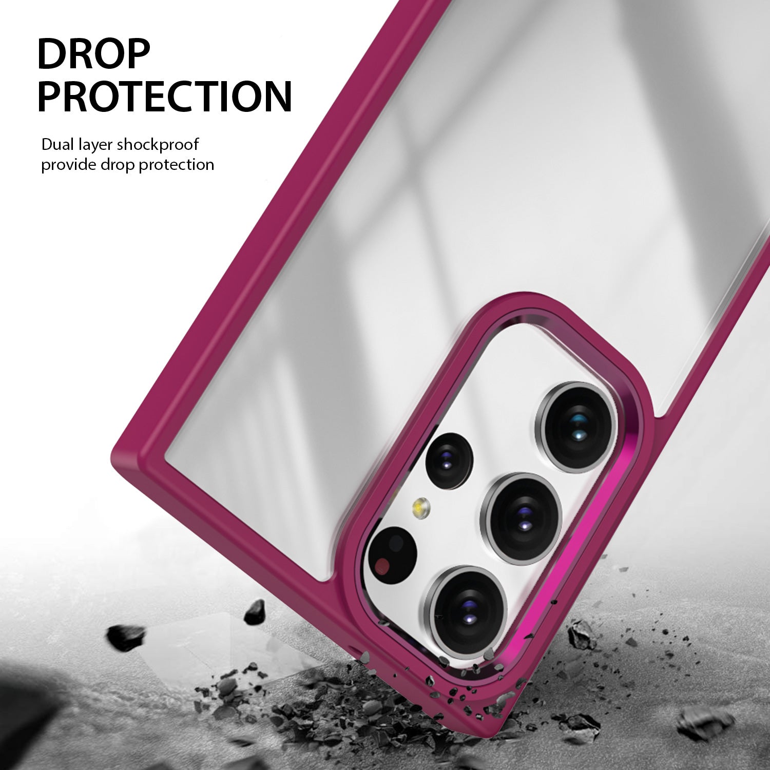 Tough On Samsung Galaxy S23 Ultra Clear Case Protector