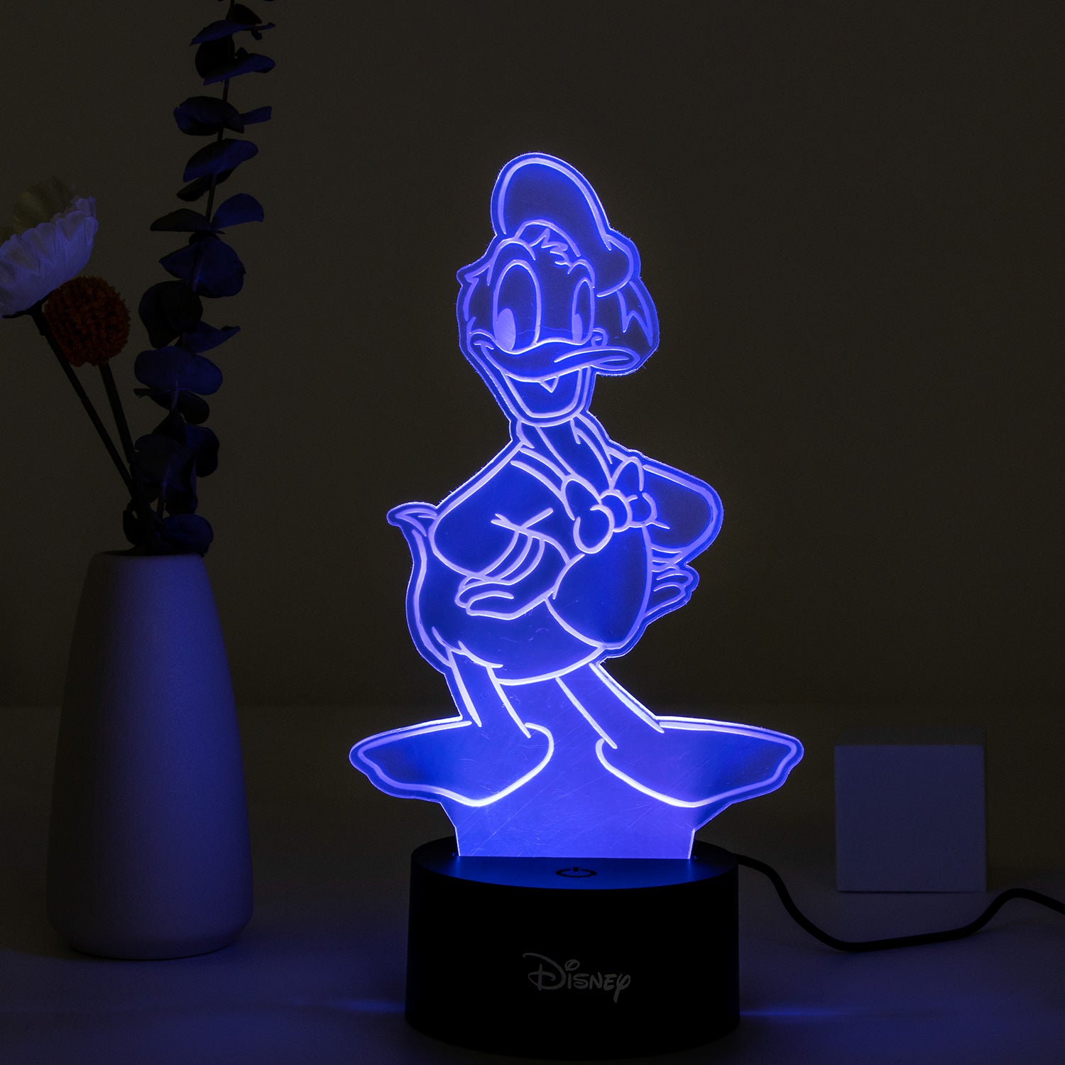 Disney 3D RGB App Controlled USB LED Night Light Donald Duck