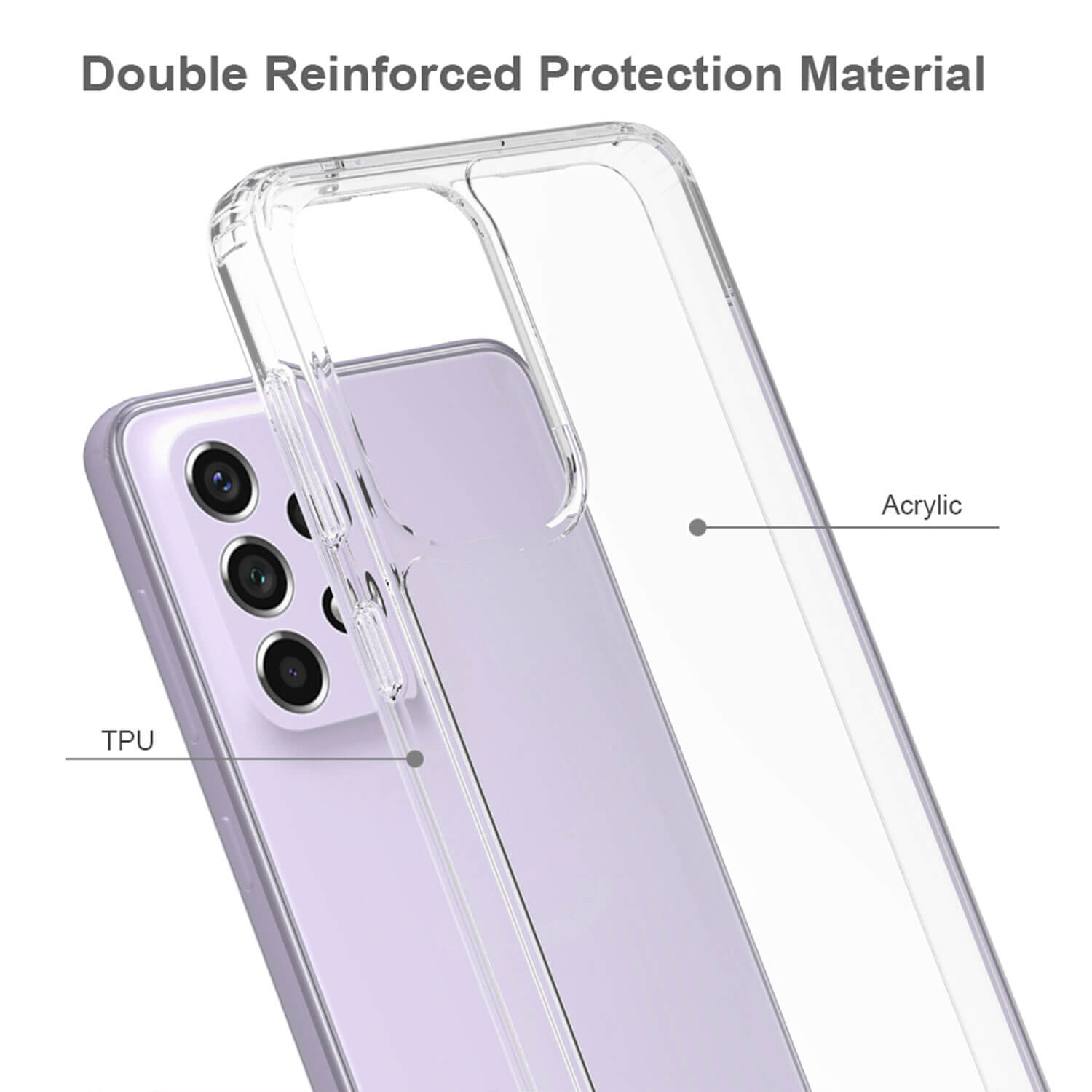 Tough On Samsung Galaxy A33 5G Case Clear Air