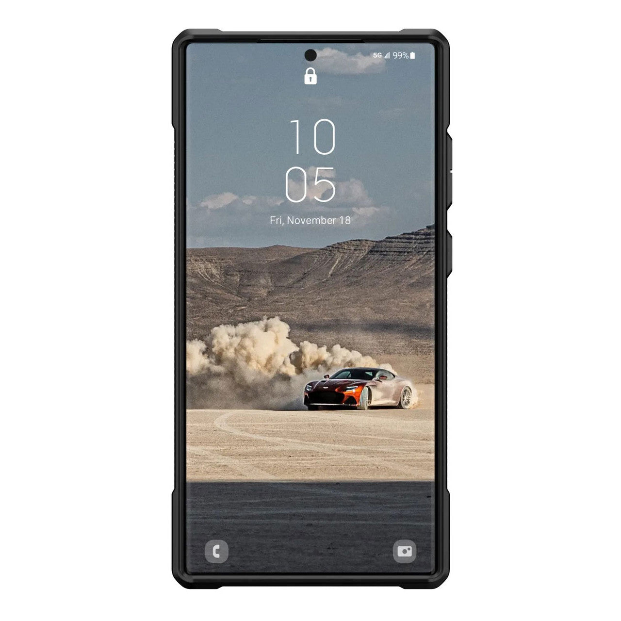 UAG Samsung Galaxy S23 Ultra Case Monarch Carbon Fiber Black