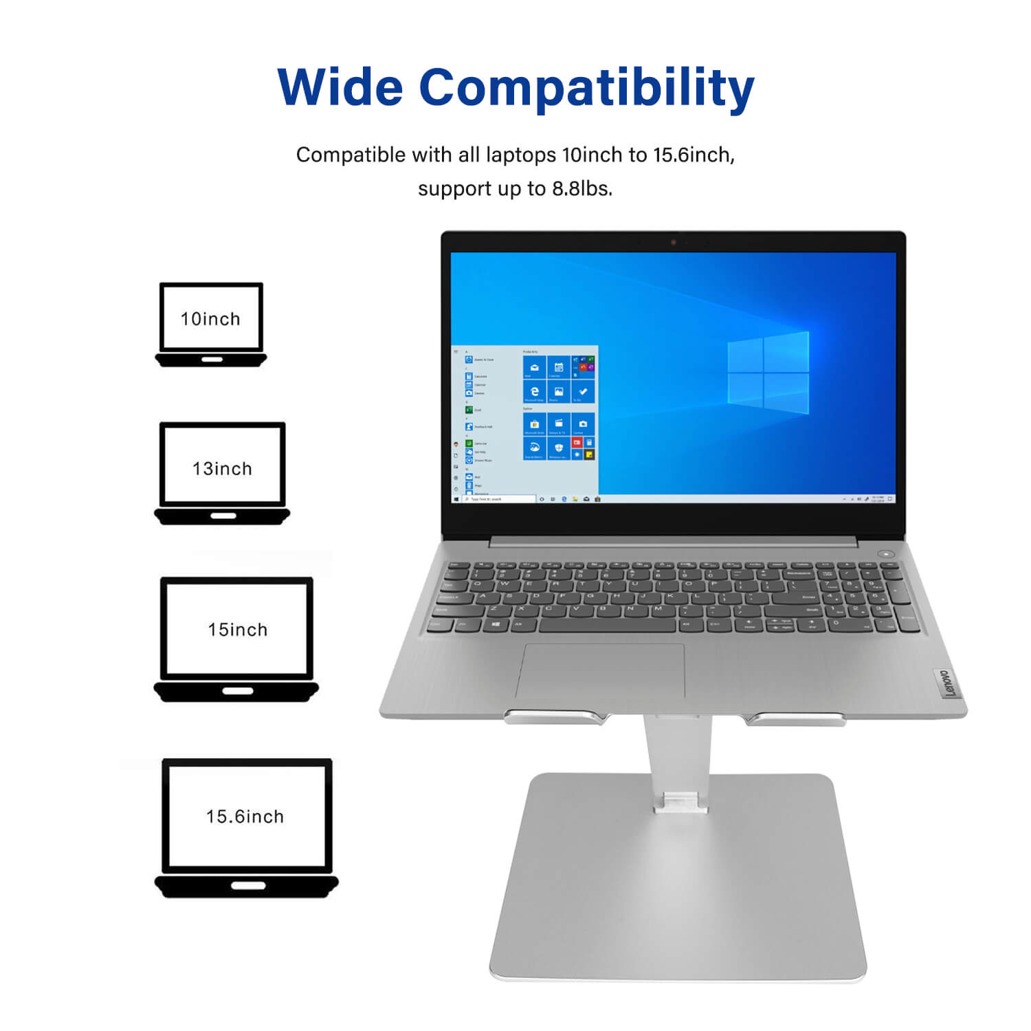 PTC Select Adjustable Aluminium Desktop Stand For Notebook PC