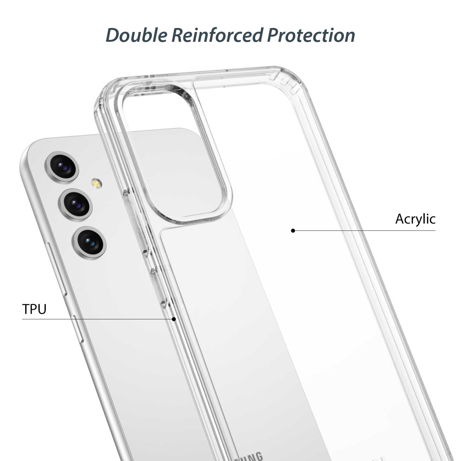 Tough On Samsung Galaxy A34 5G Case Clear Air