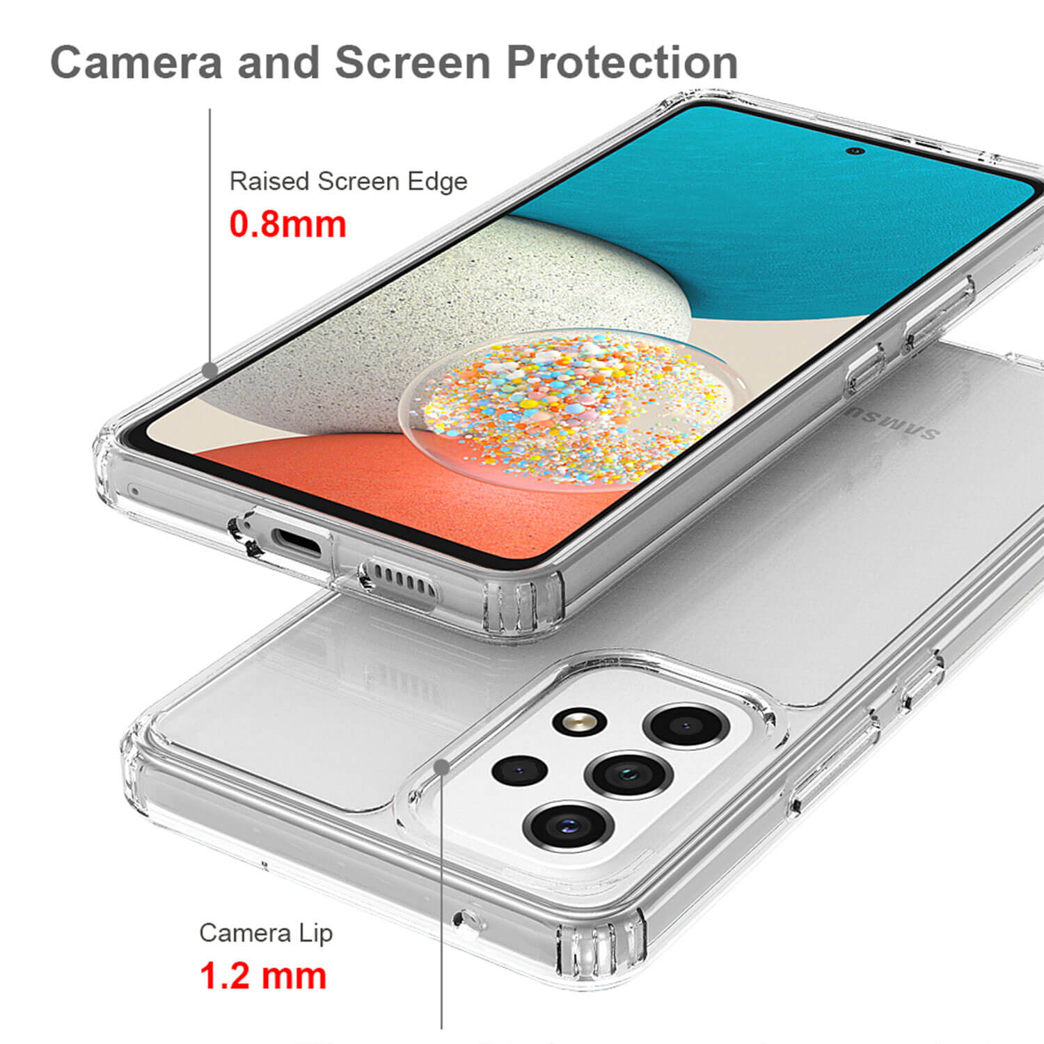 Tough On Samsung Galaxy A53 5G Case Clear Air
