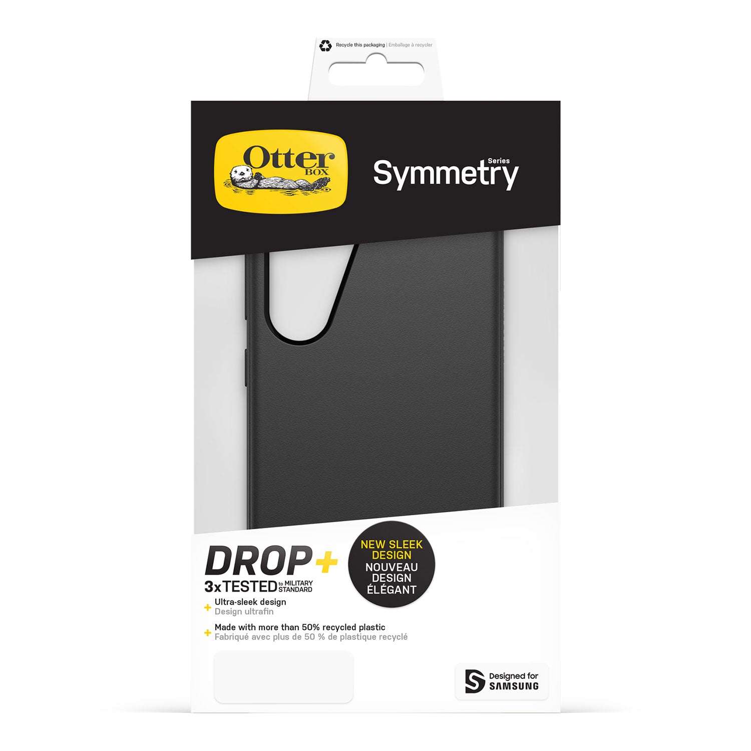 OtterBox Samsung Galaxy S23 Case Symmetry Black