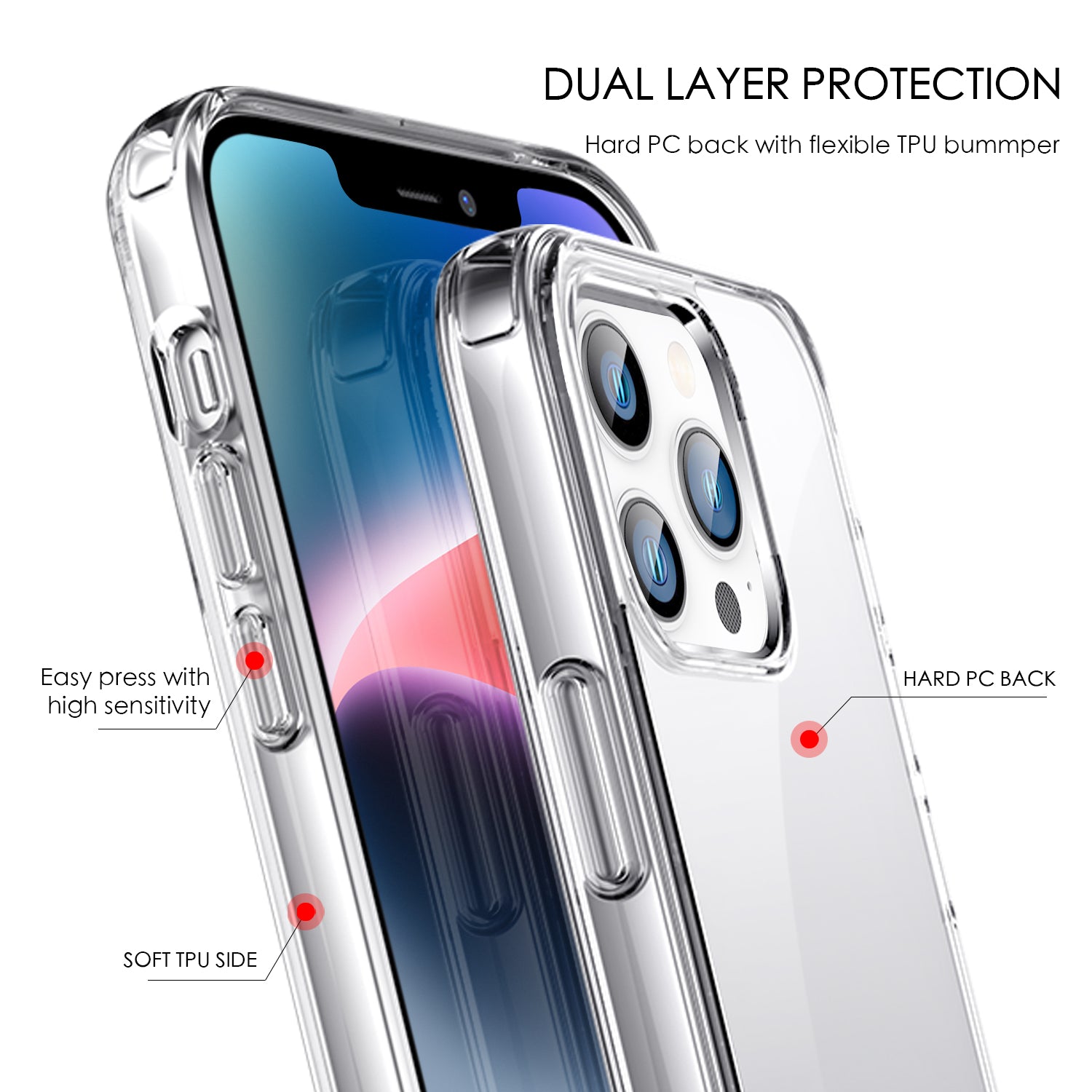 Tough On iPhone 14 Plus Case Clear Air