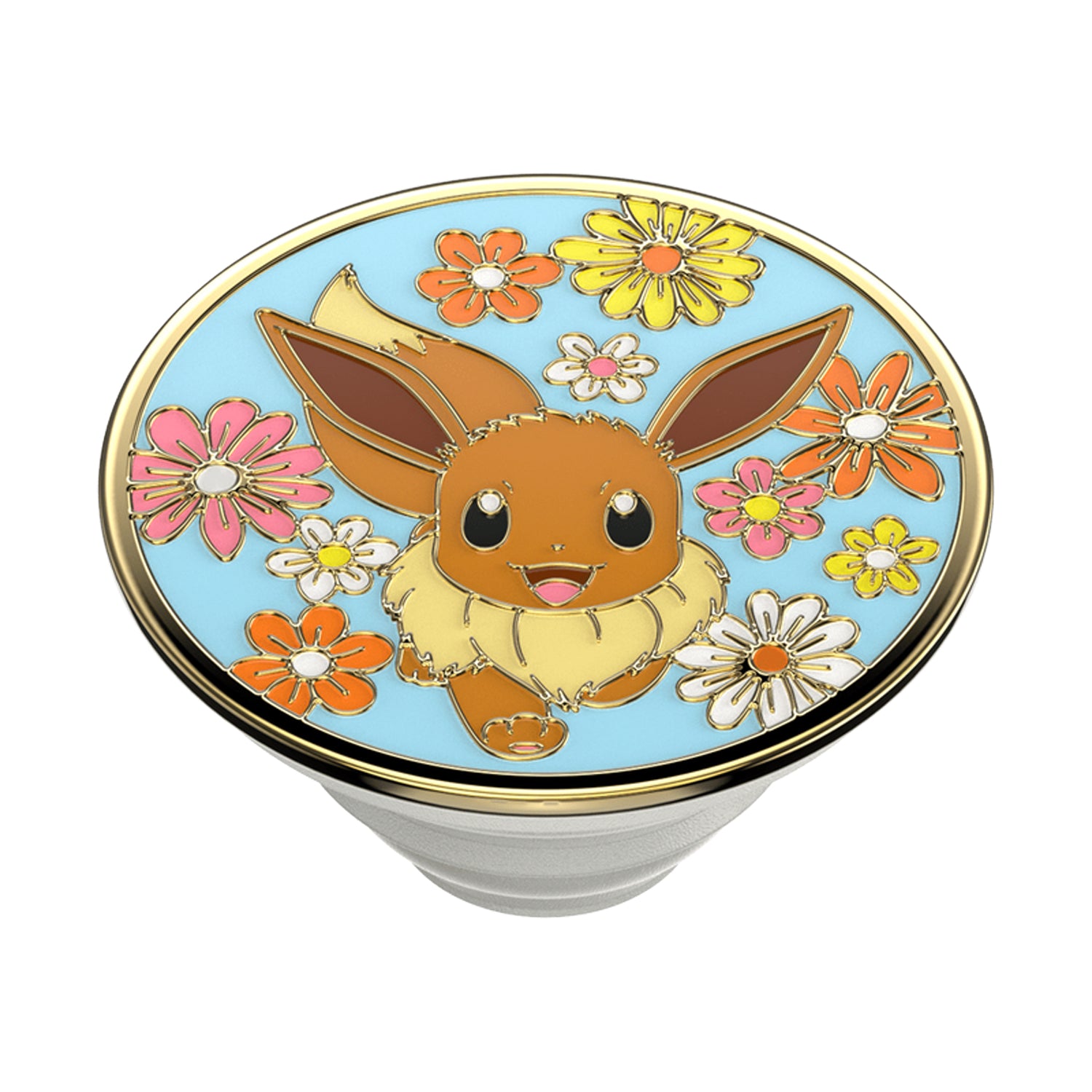 PopSockets PopGrip Universal Pokemon Enamel Floral Eevee