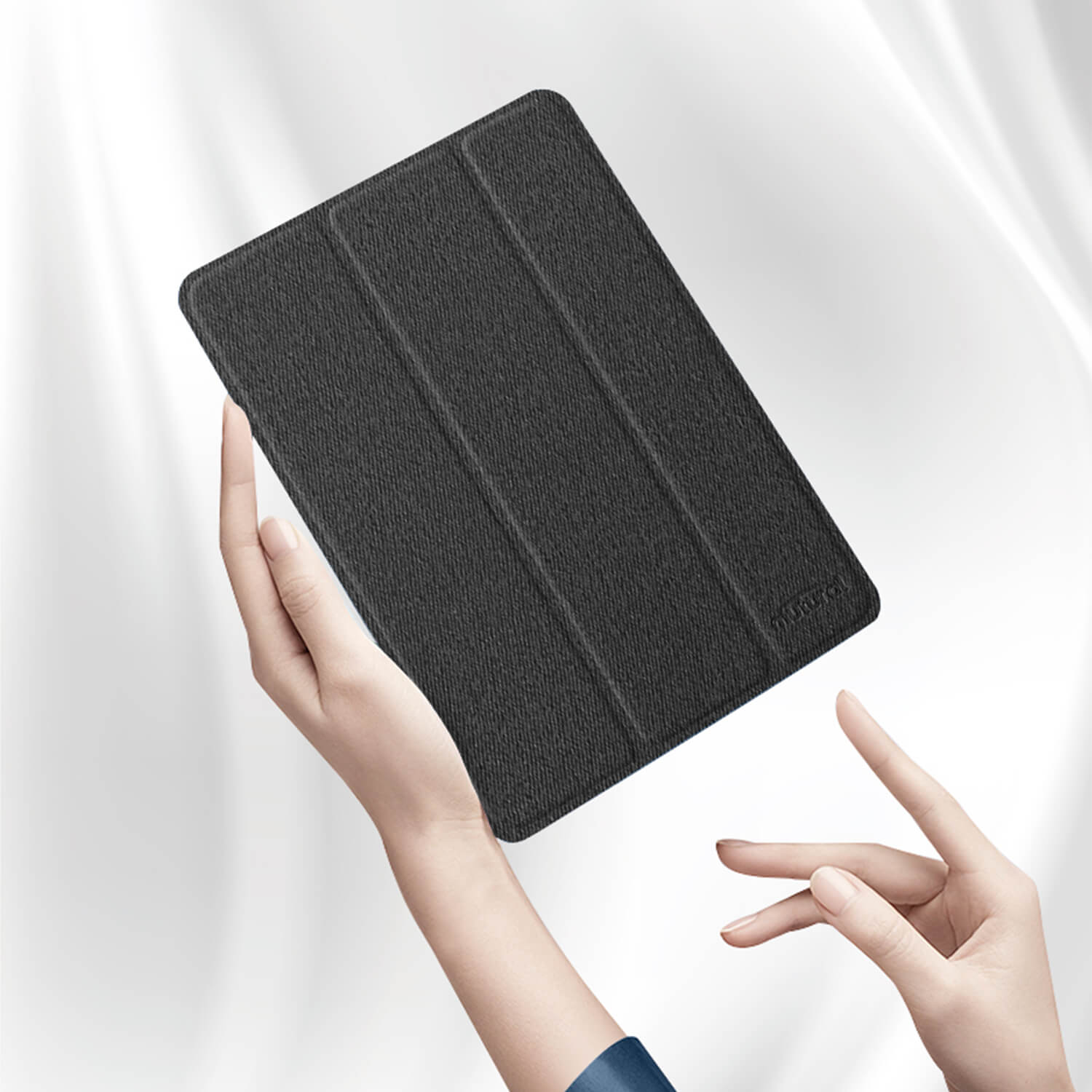 Mutural iPad Pro 2022 / 2021 / 2018 11“ Smart Cover Case Black