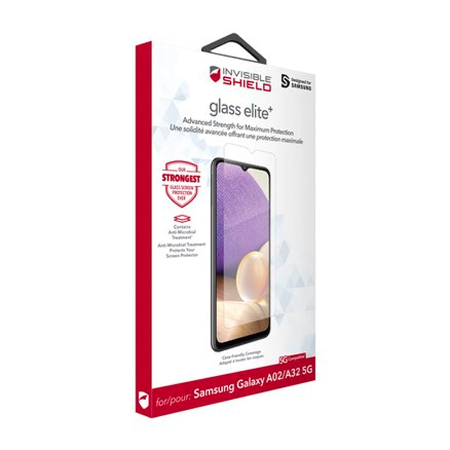 ZAGG InvisibleShield Samsung Galaxy A32 5G Screen Protector Glass Elite+