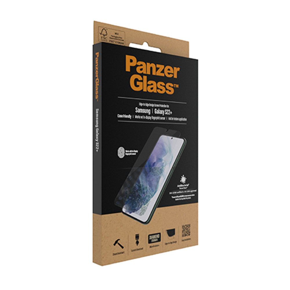 Panzerglass™ Samsung Galaxy S22 Plus 5G Case Friendly Full Glue Glass Screen Protector Black