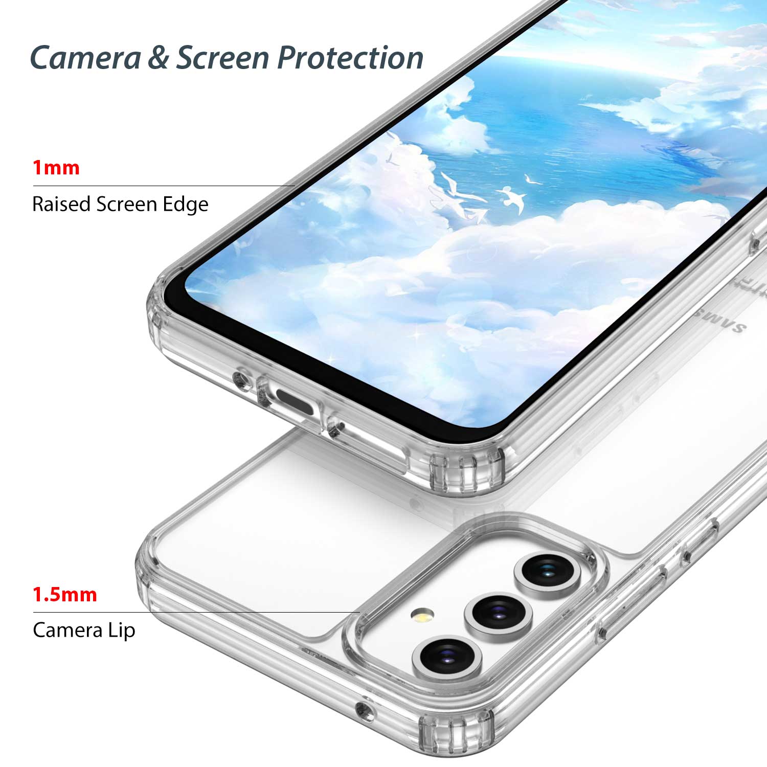 Tough On Samsung Galaxy A34 5G Case Clear Air