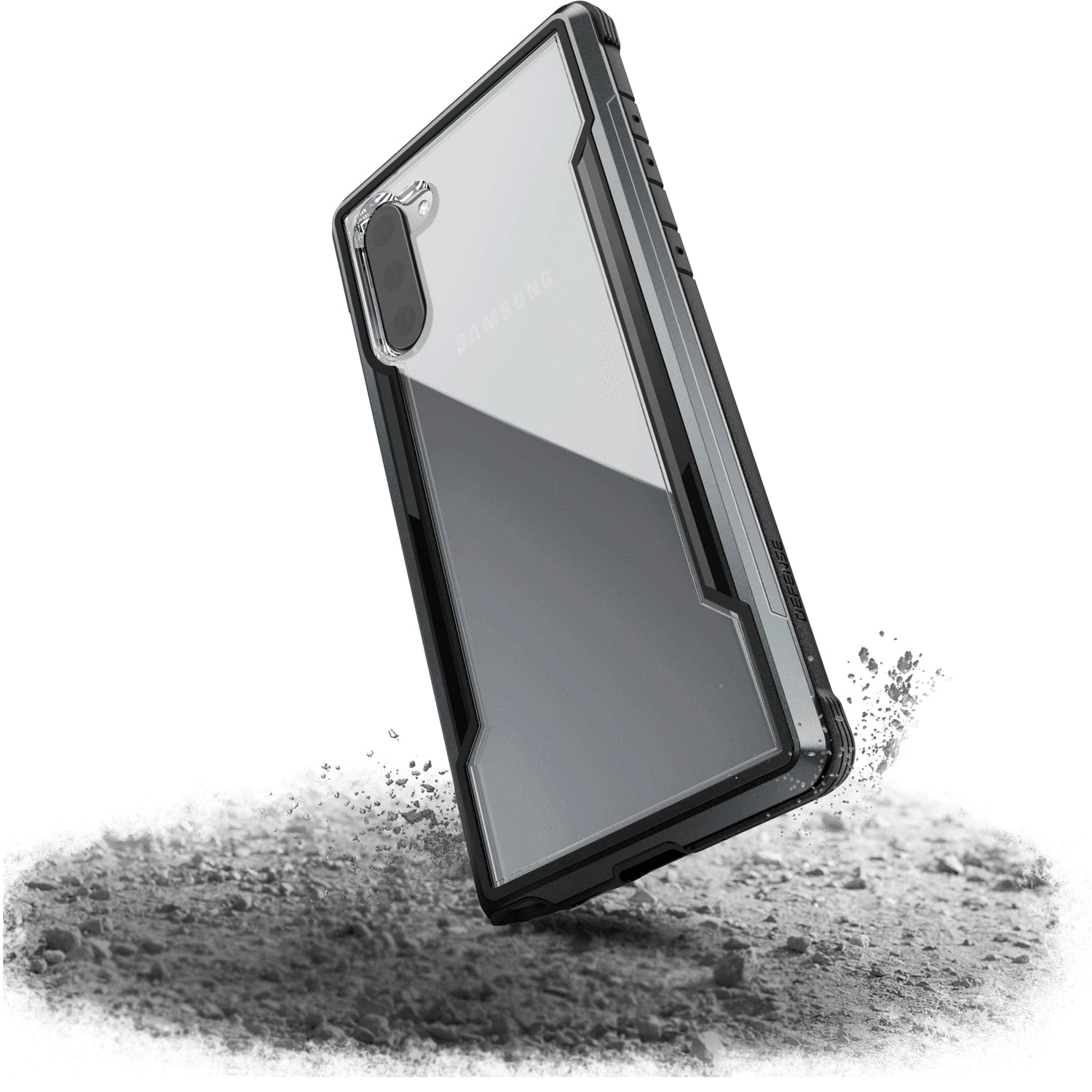 Raptic Samsung Galaxy Note 10 Case Defense Shield Black