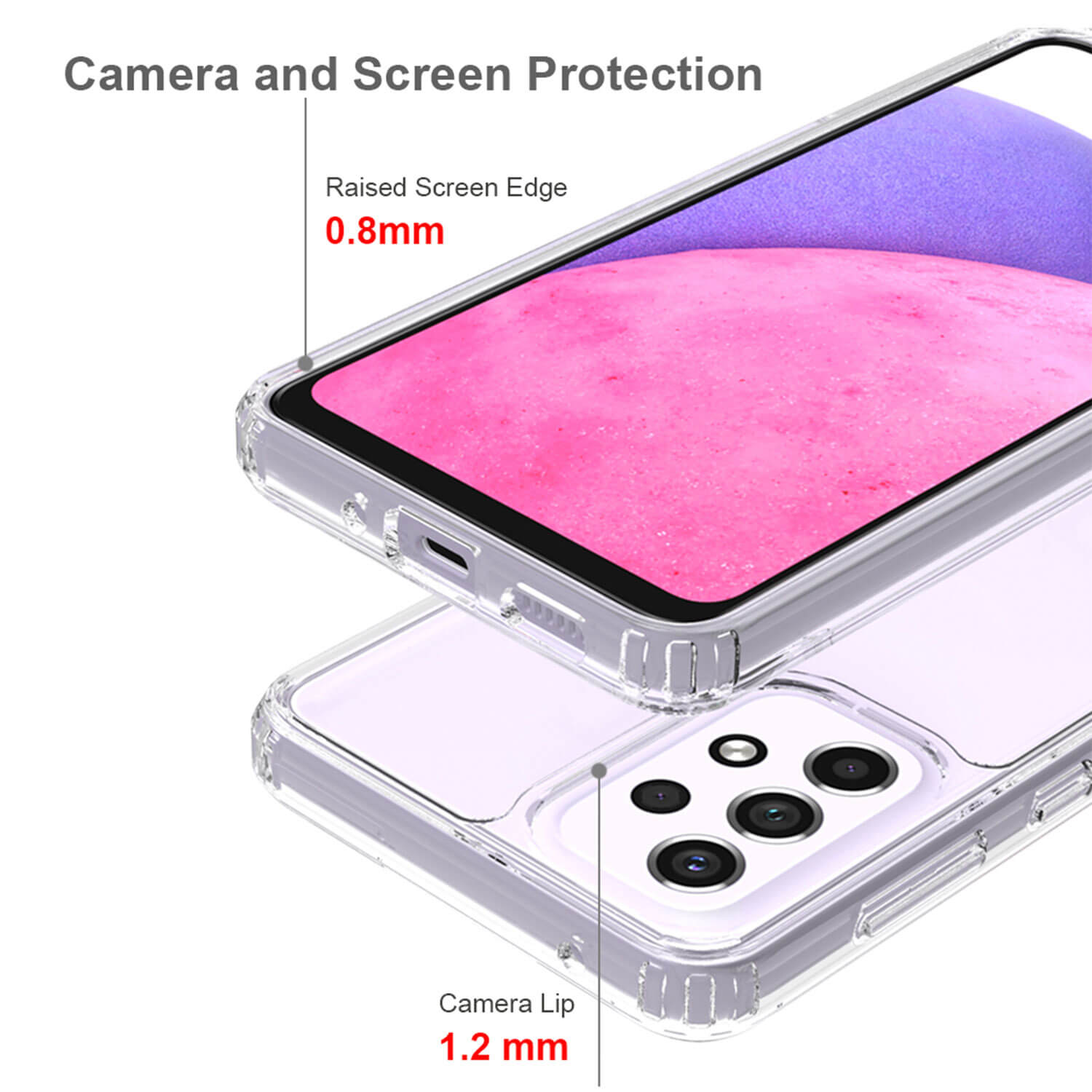 Tough On Samsung Galaxy A33 5G Case Clear Air