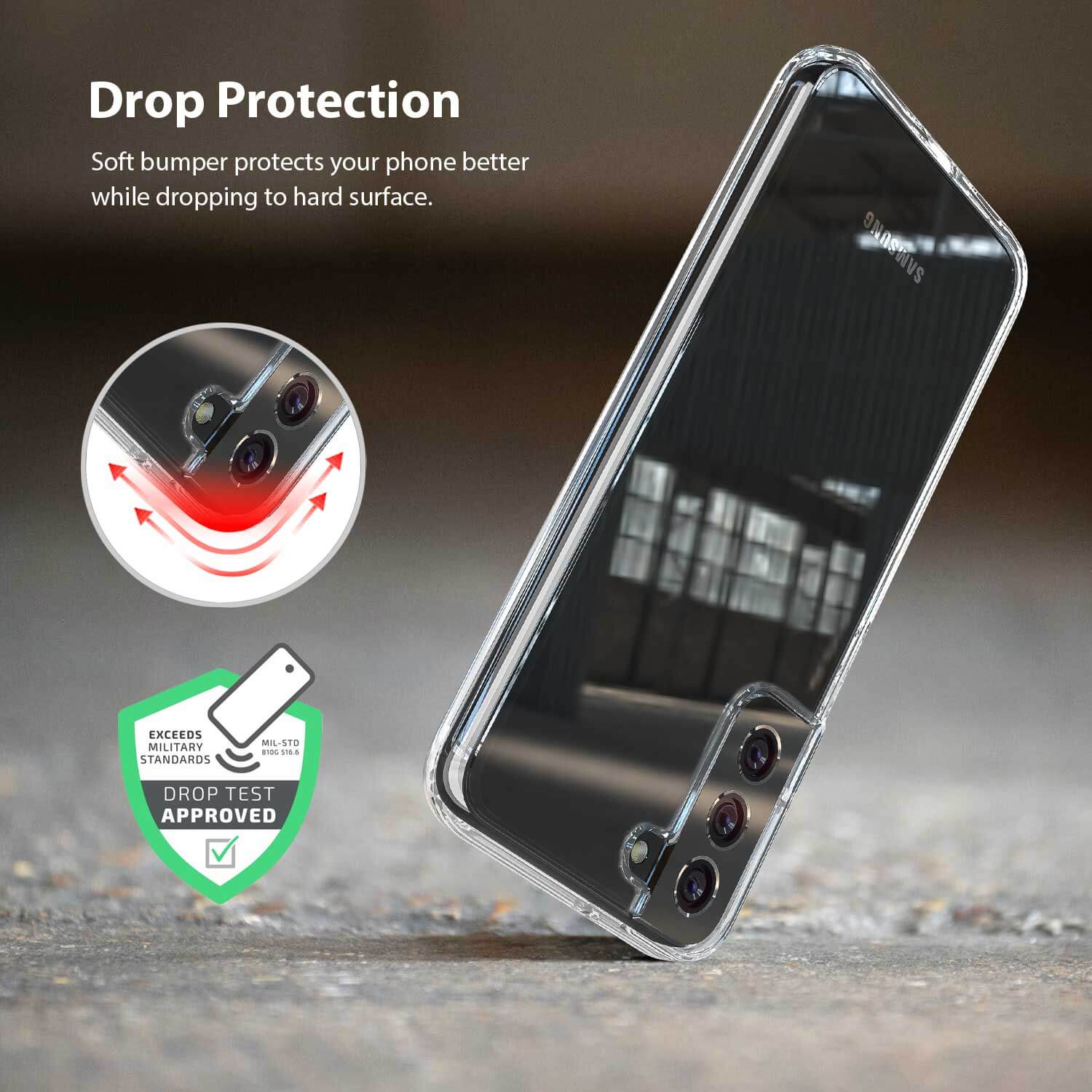 Tough On Samsung Galaxy S22 Plus 5G Case Tough Clear