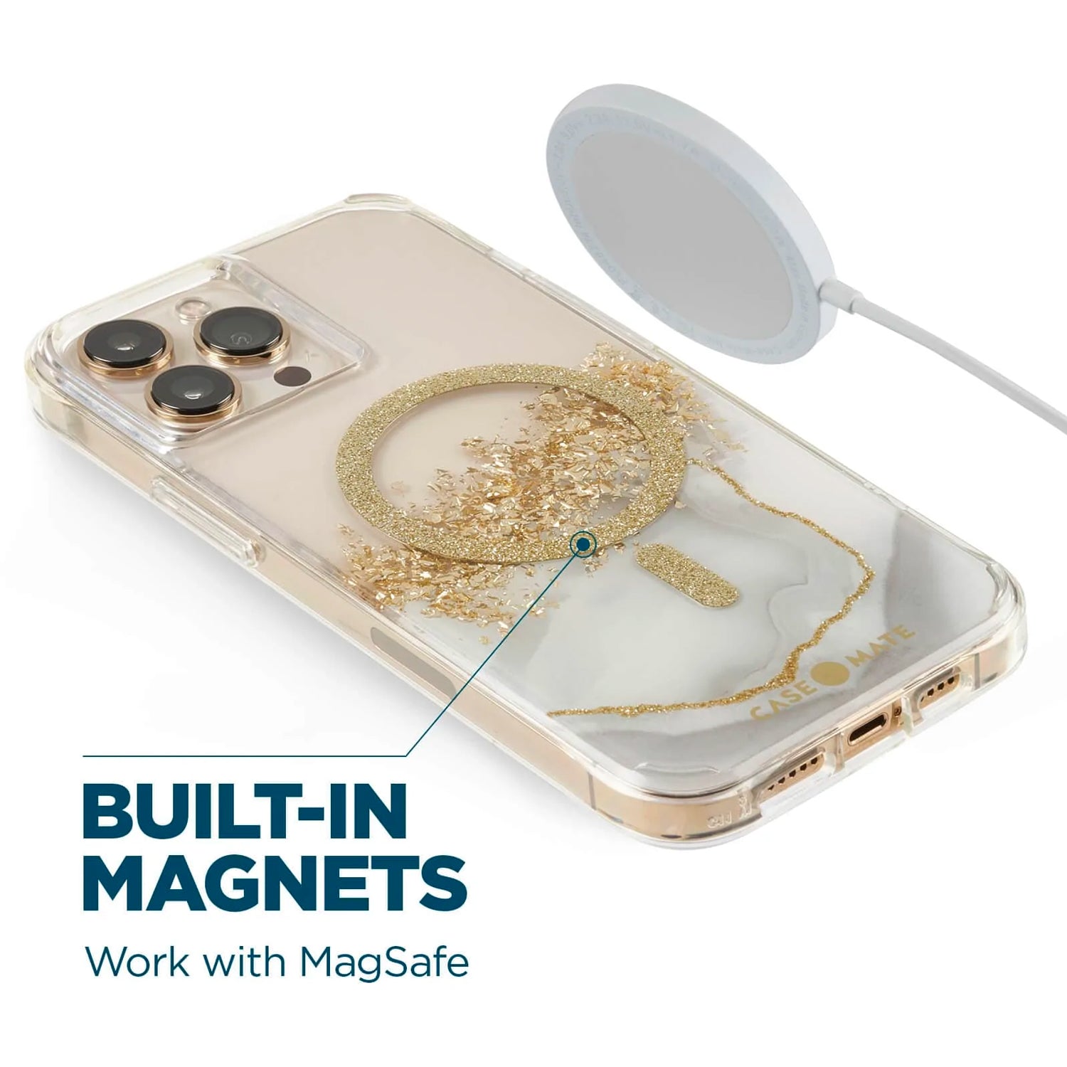 Case-Mate iPhone 14 Pro Max Case Karat Marble with Magsafe
