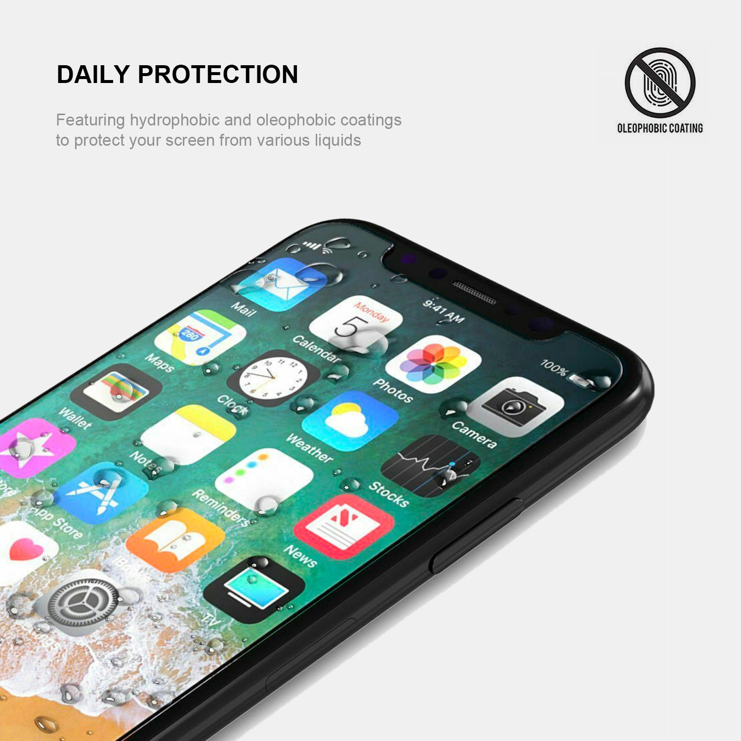 Tough on iPhone 11 Tempered Glass Screen Protector Double Strong