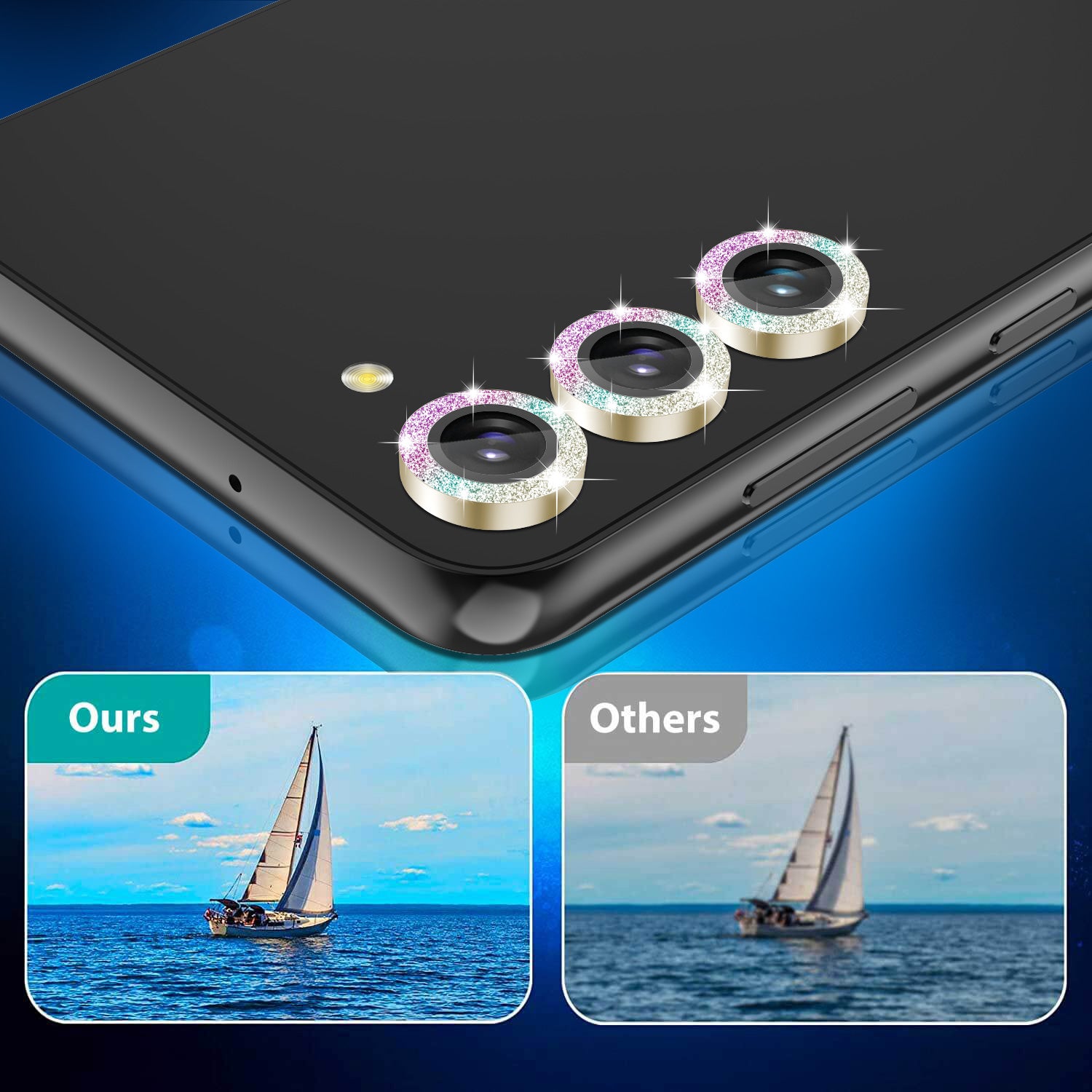 Tough On Samsung Galaxy S23 / S23 Plus Rear Camera Lens Protector
