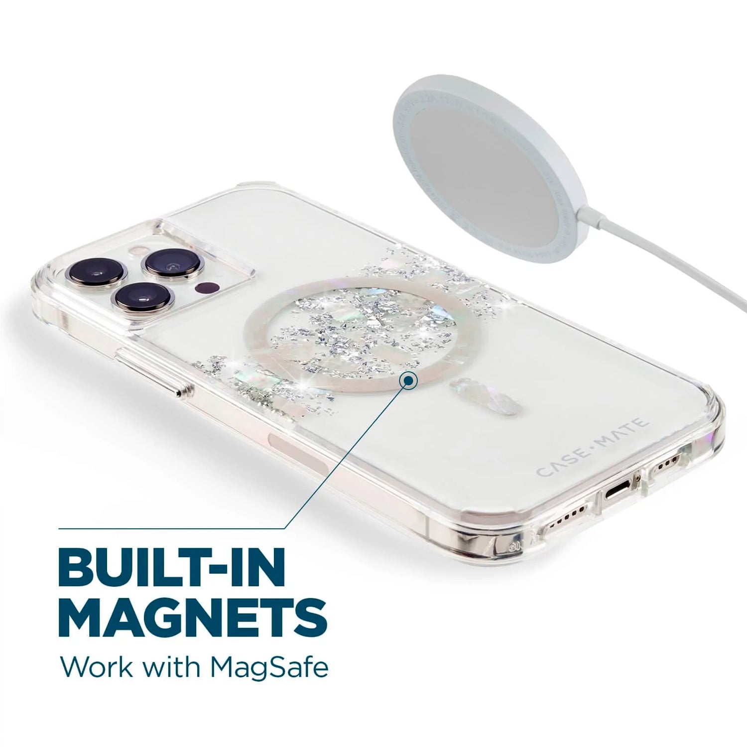 Case-Mate iPhone 14 Pro Max Case Touch of Pearl with Magsafe