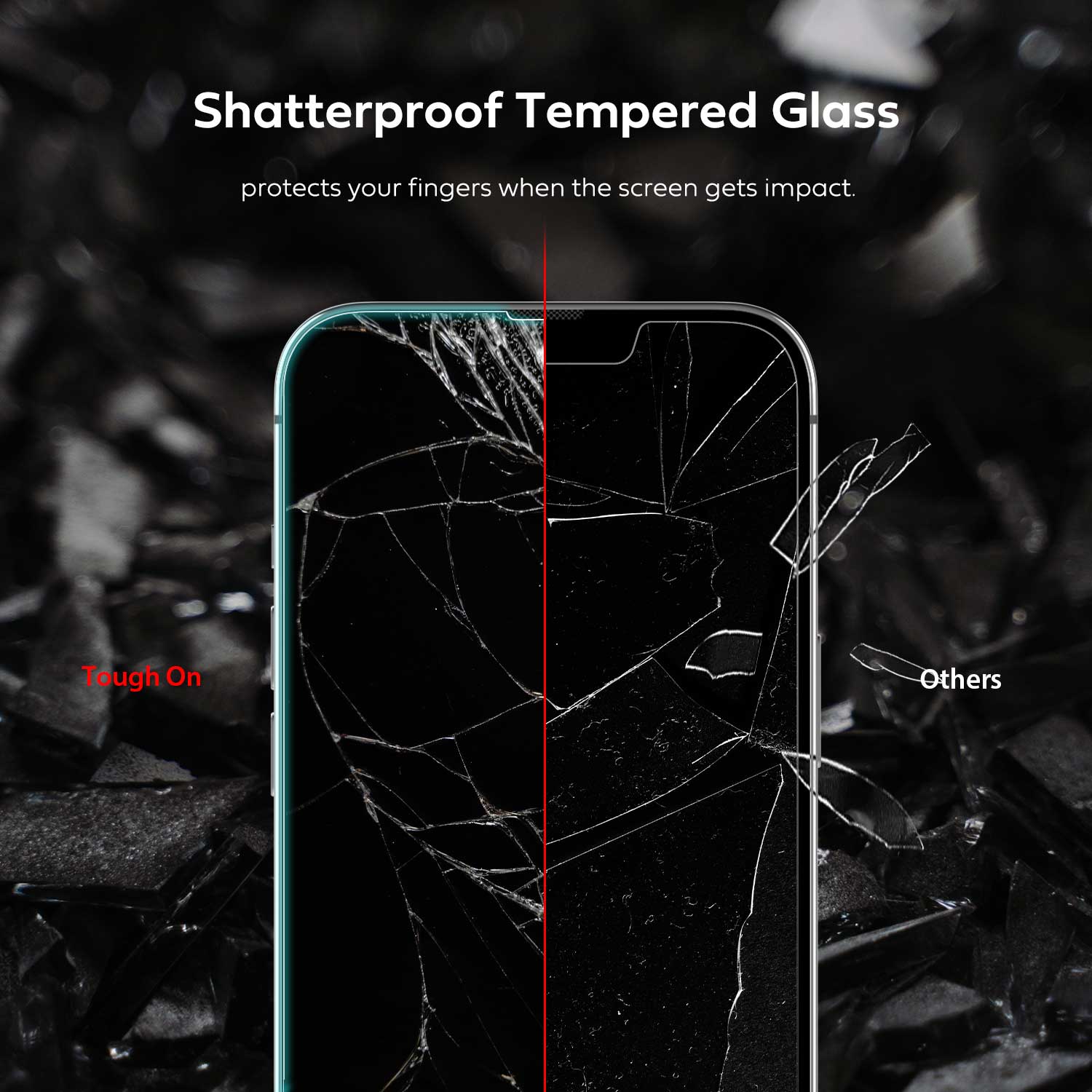 iPhone 16e / 14 Full Tempered Glass Screen Protector 2 Pack