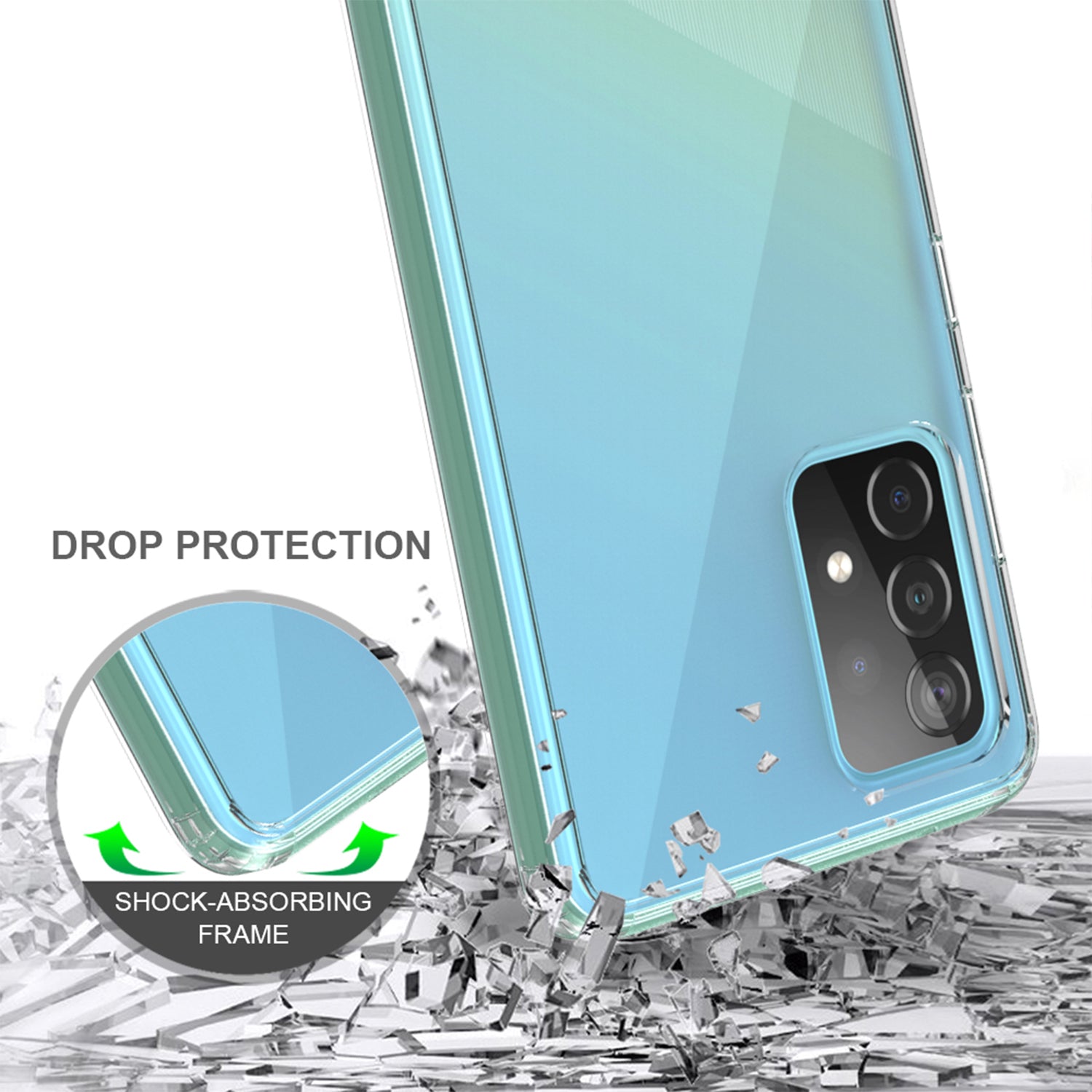 Tough On Samsung Galaxy A52s / A52 Case Tough Essential Clear