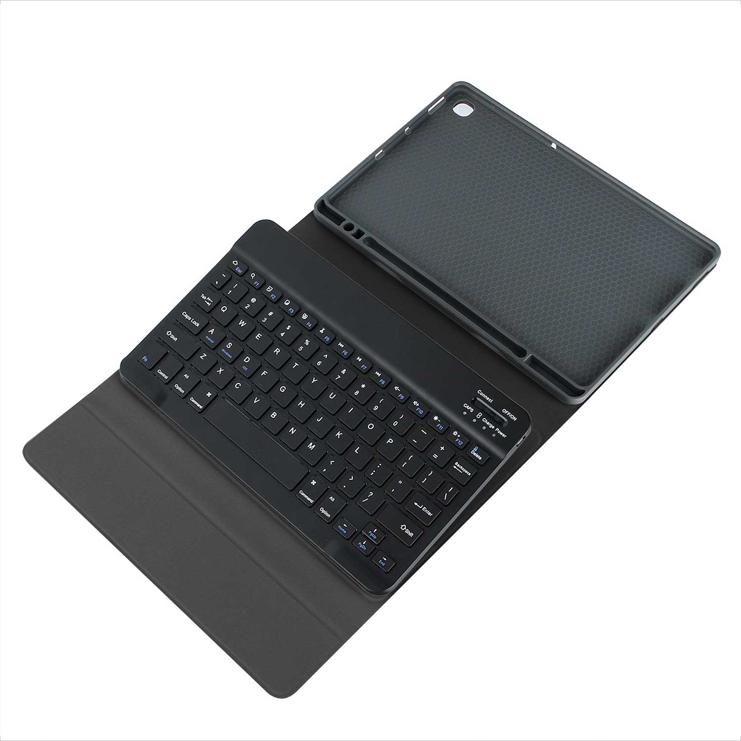 Samsung Galaxy Tab A8 Bluetooth Keyboard Cover Case Leather Black