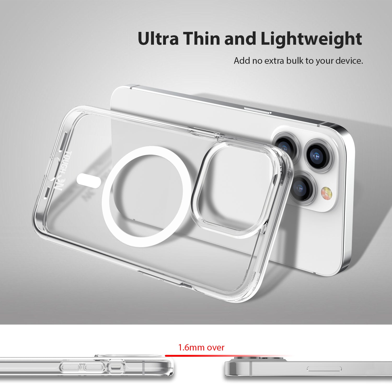 Tough On iPhone 14 Pro Case Clear with Magsafe