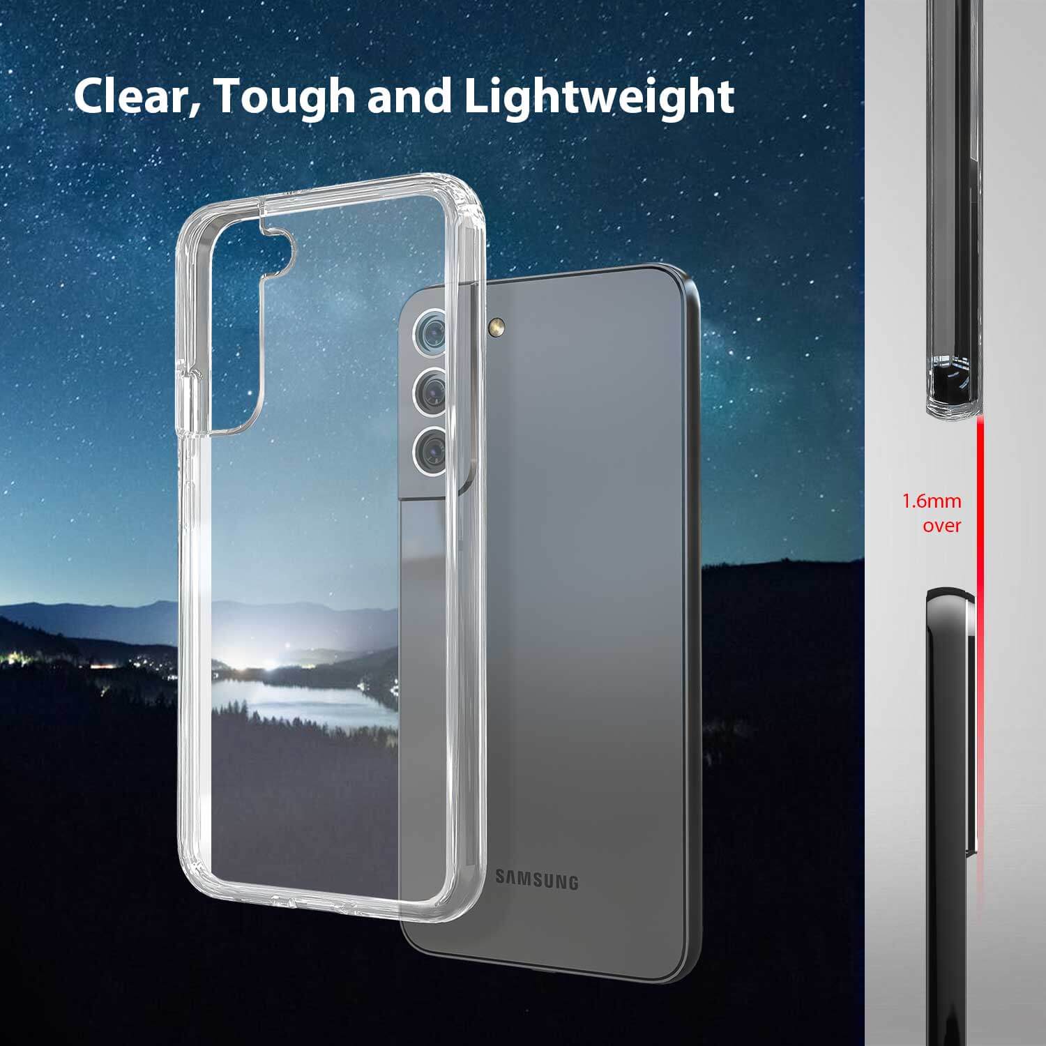 Tough On Samsung Galaxy S22 Plus 5G Case Tough Clear