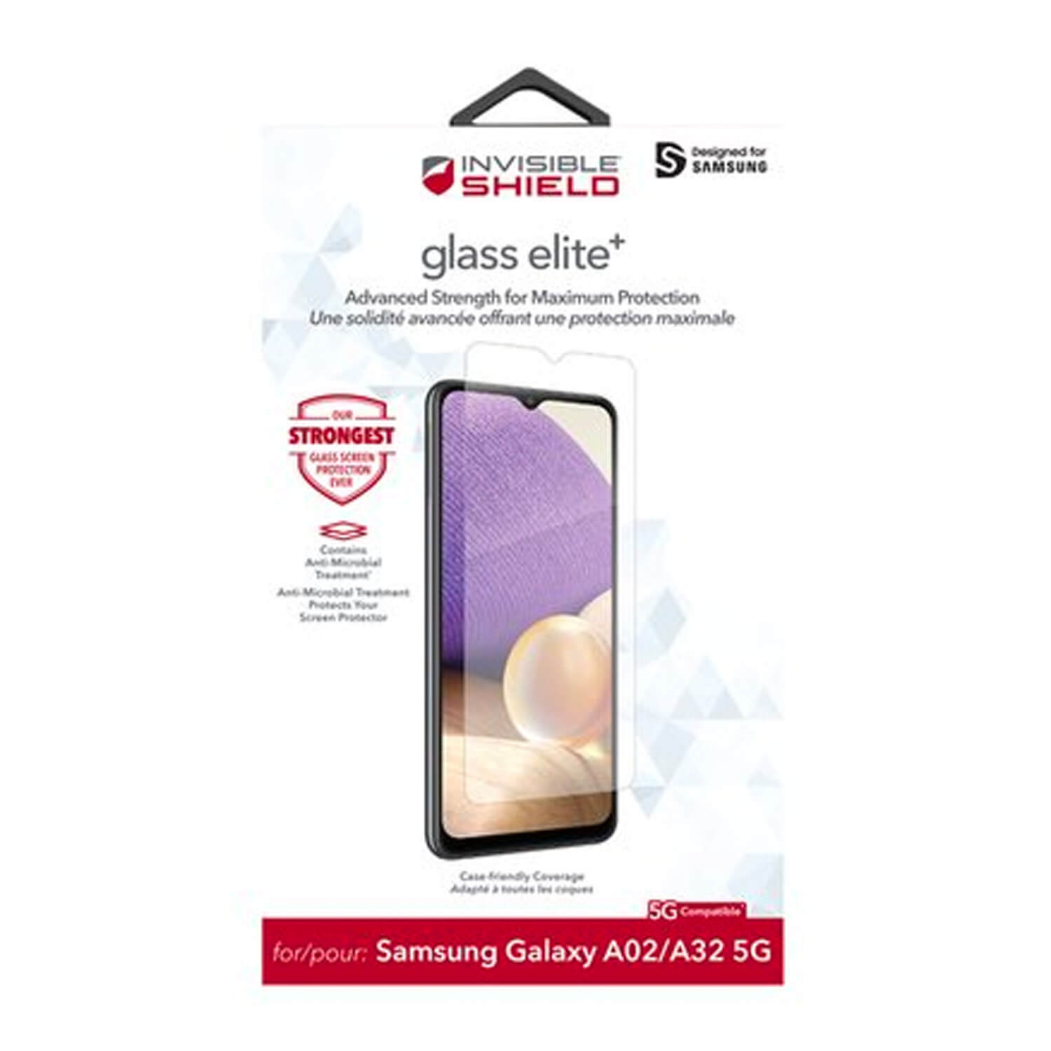 ZAGG InvisibleShield Samsung Galaxy A32 5G Screen Protector Glass Elite+