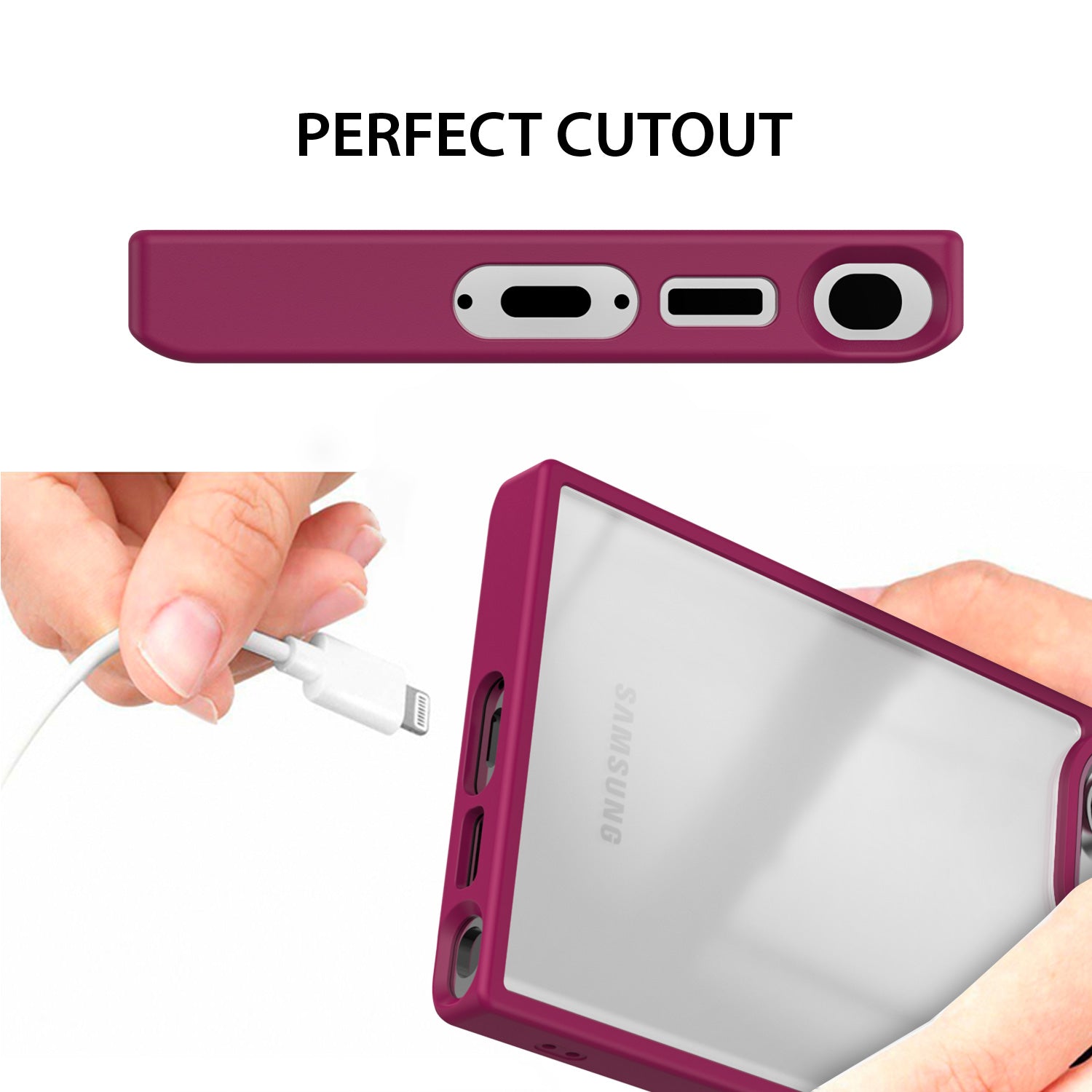 Tough On Samsung Galaxy S23 Ultra Clear Case Protector