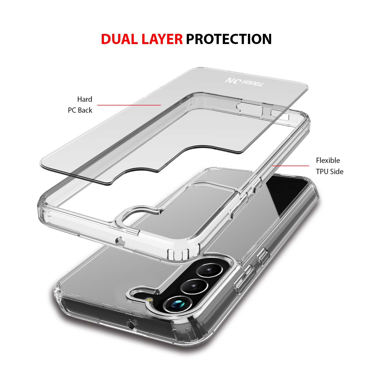 Tough On Samsung Galaxy S23 Case Clear Air
