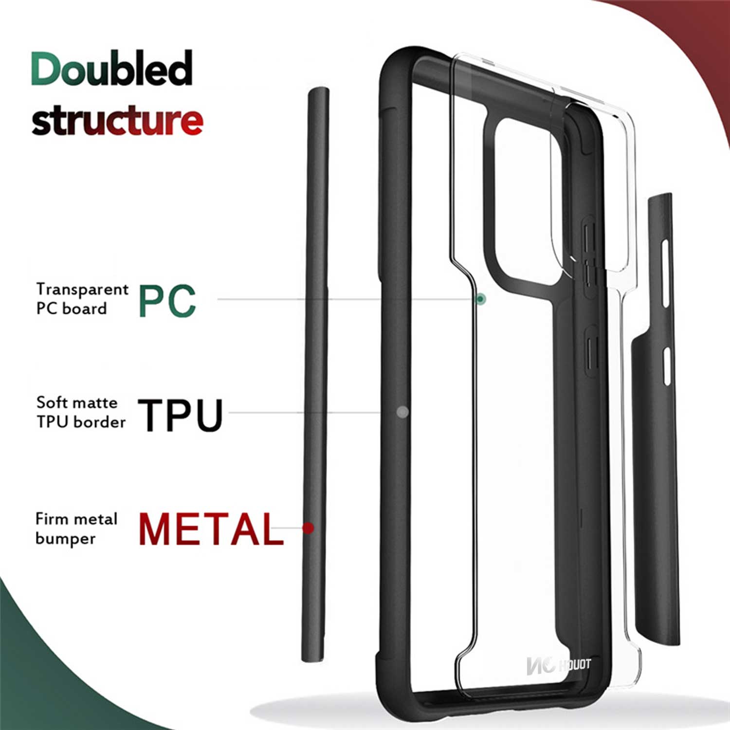Tough On Samsung Galaxy A33 5G Case Iron Shield Black