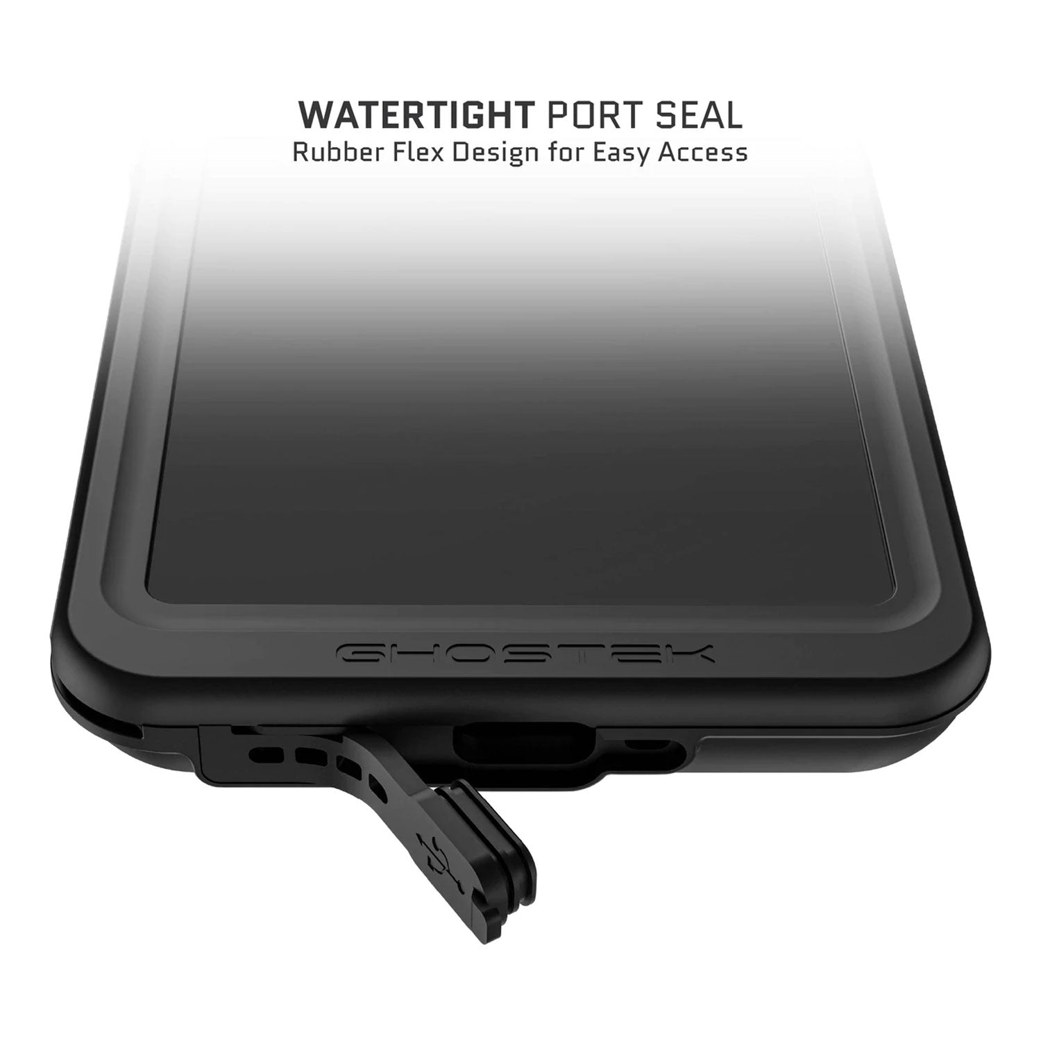 Ghostek Samsung Galaxy S22 Plus Case Nautical Slim Extreme Waterproof Black