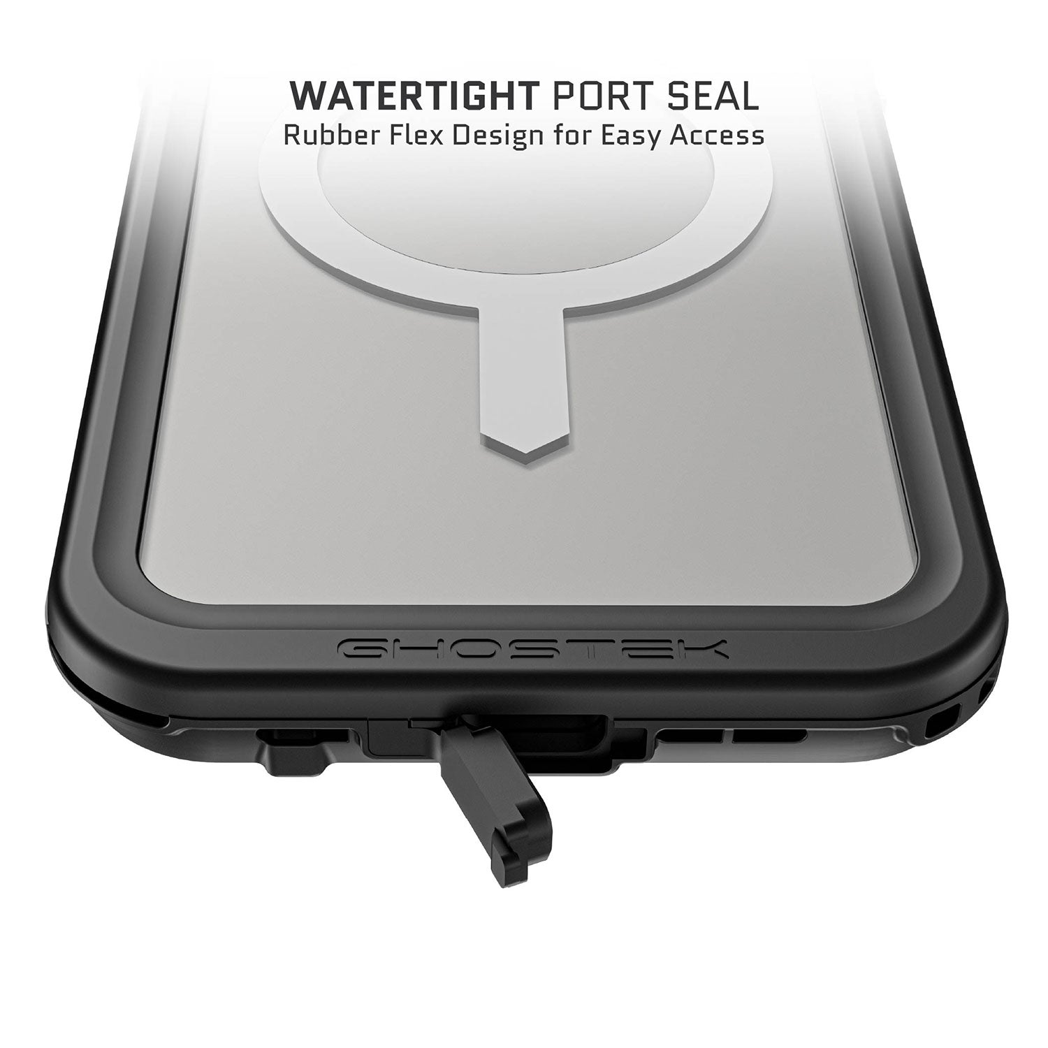 Ghostek iPhone 14 Pro Max Case Nautical Slim Waterproof w/ Magsafe Clear