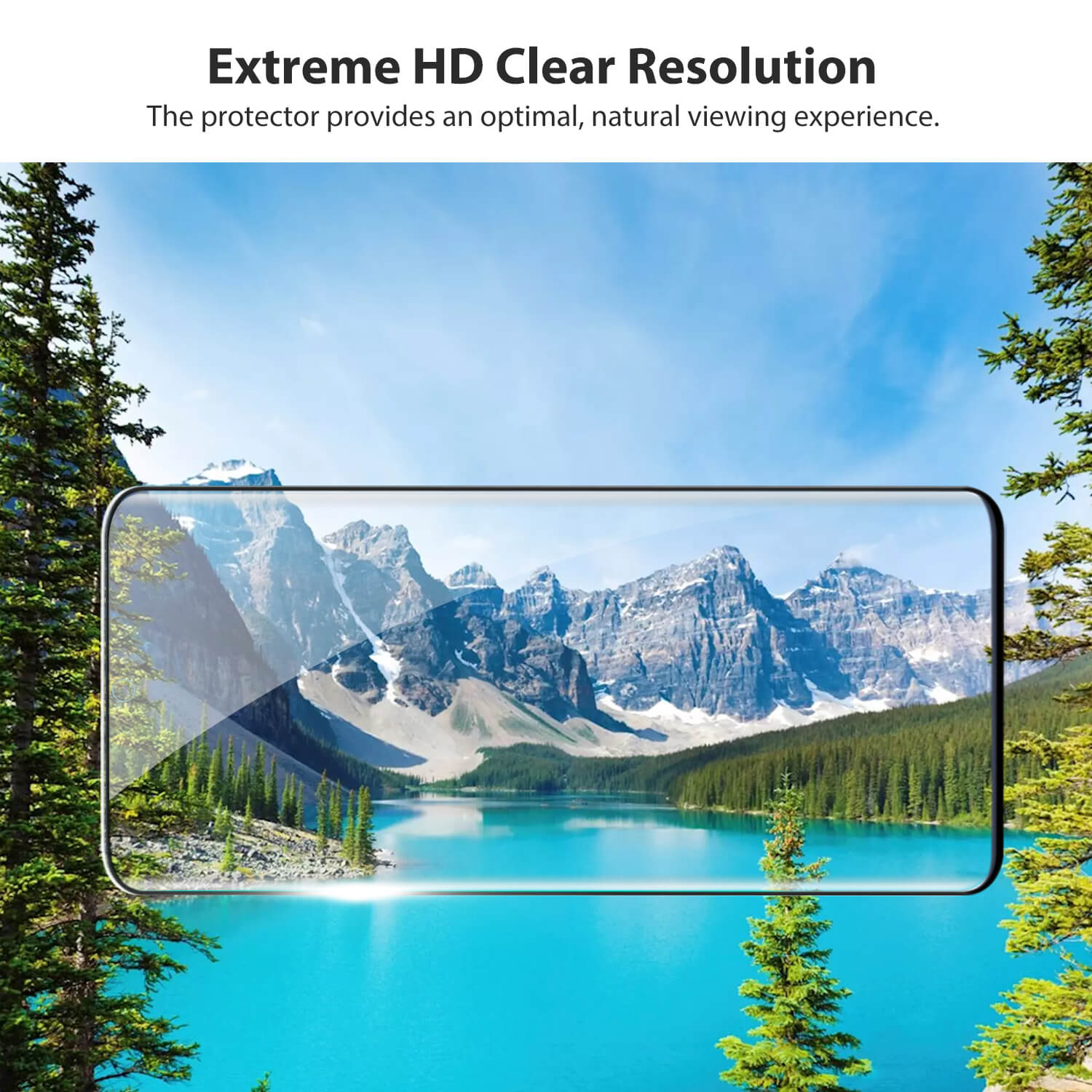 Tough on Samsung Galaxy A53 / A52s /A52 Tempered Glass Screen Protector Black