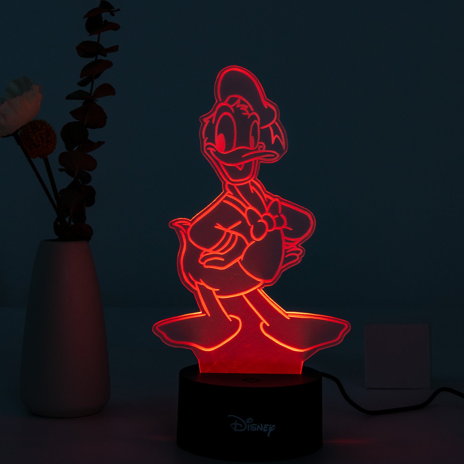 Disney 3D RGB App Controlled USB LED Night Light Donald Duck