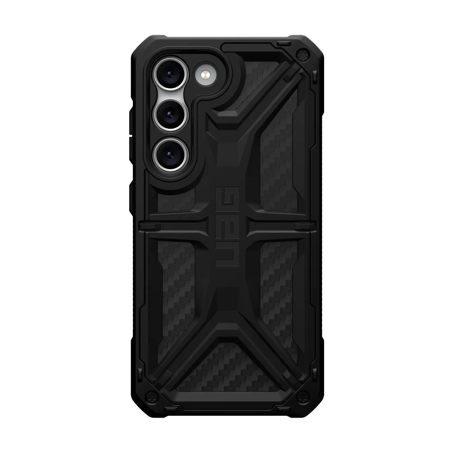 UAG Samsung Galaxy S23 Plus Case Monarch Carbon Fiber Black